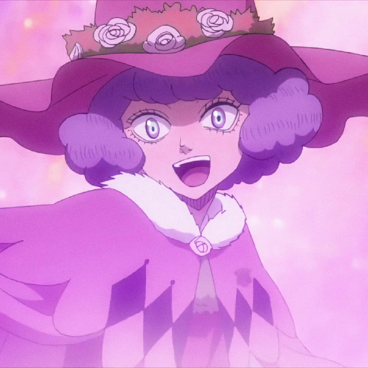 Dorothy Unsworth, purple hair, hat adorned with roses, HD Desktop Wallpaper