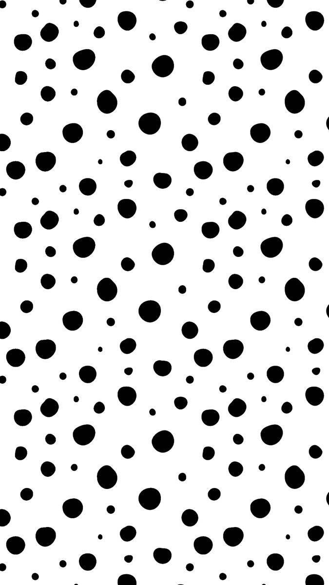 black dot, iPhone, pure white background, SD Phone Wallpaper