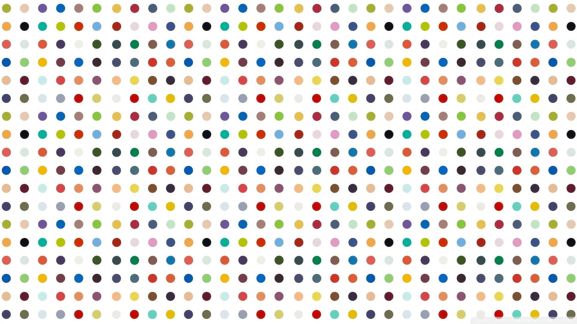 colorful dots, white background, vibrant abstract pattern, Full HD Desktop Wallpaper