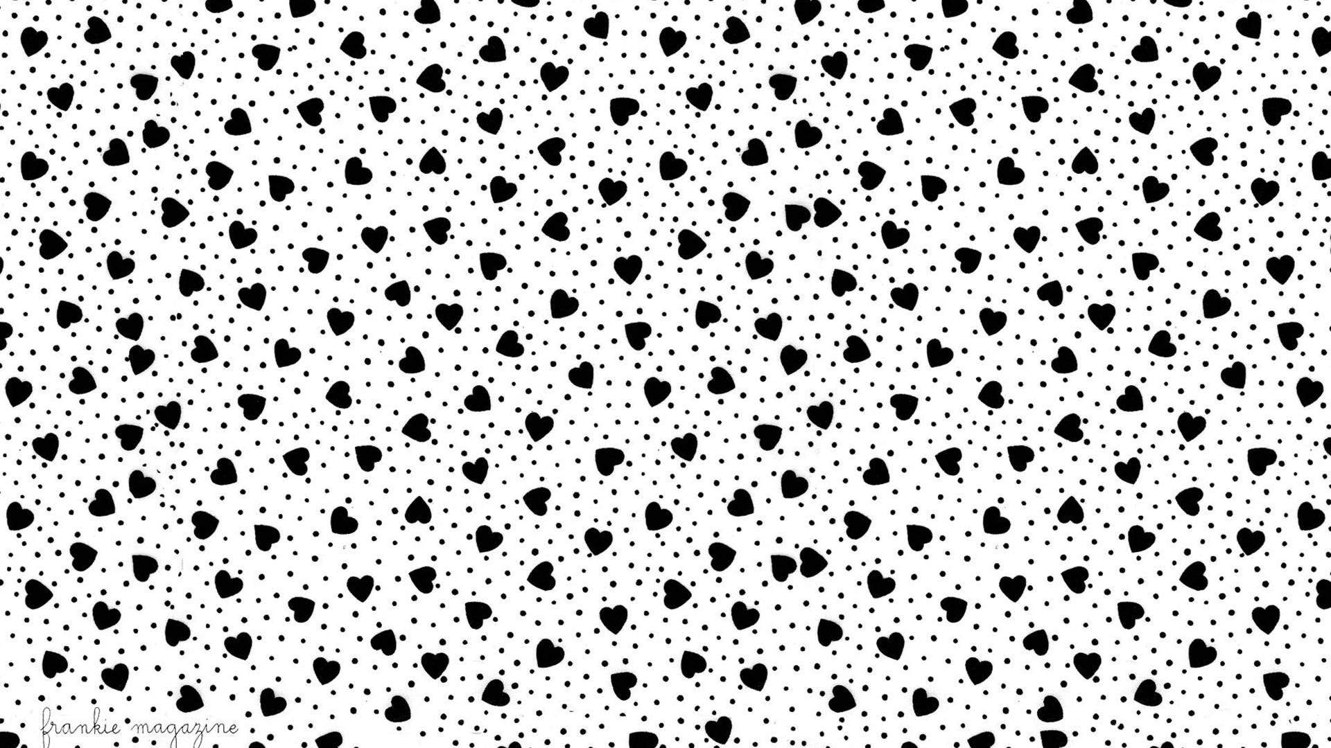 hearts, black dot, iPhone, Full HD Desktop Wallpaper