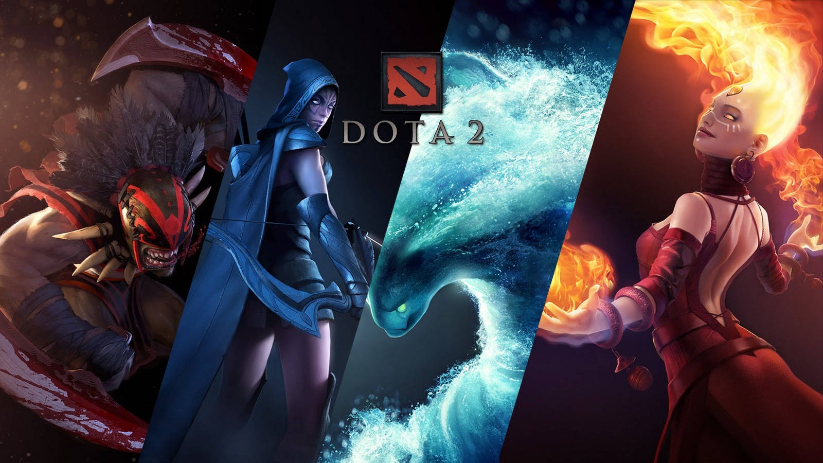 Dota 2, 4K, heroes, HD Desktop Wallpaper