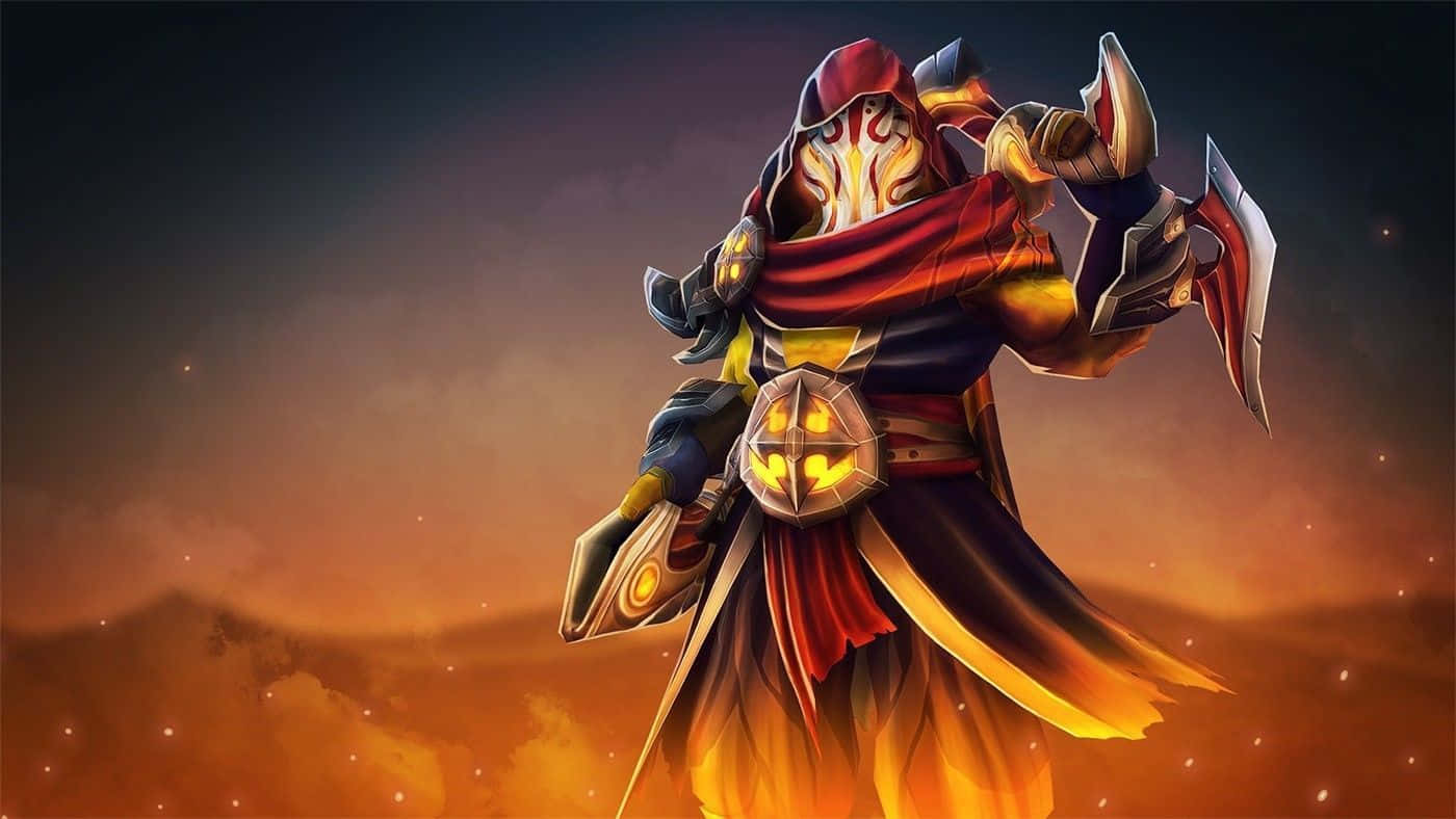 Dota 2 Juggernaut, hooded warrior, glowing eyes, HD Desktop Wallpaper