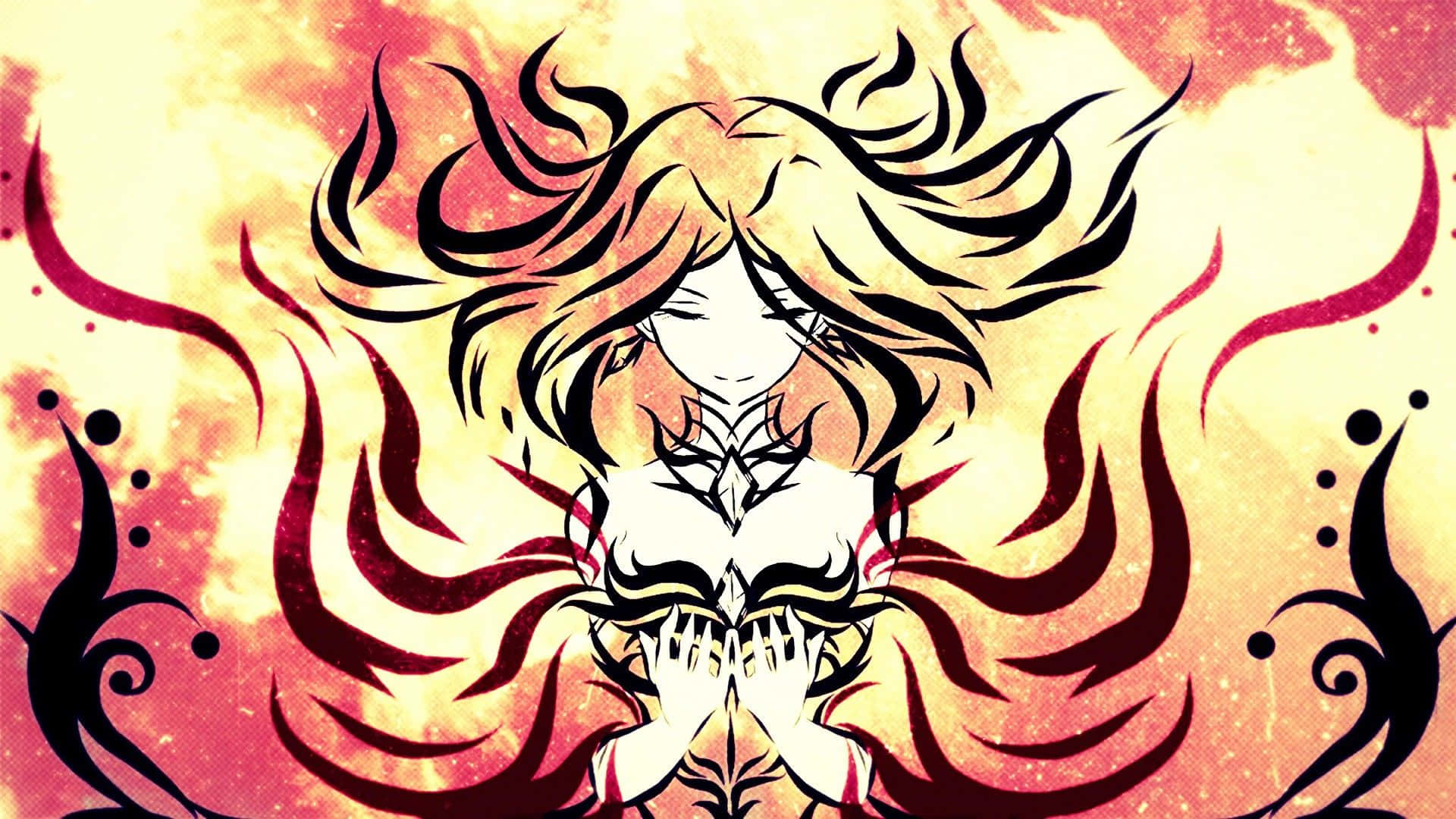 Dota 2, Lina, flames, Full HD Desktop Wallpaper