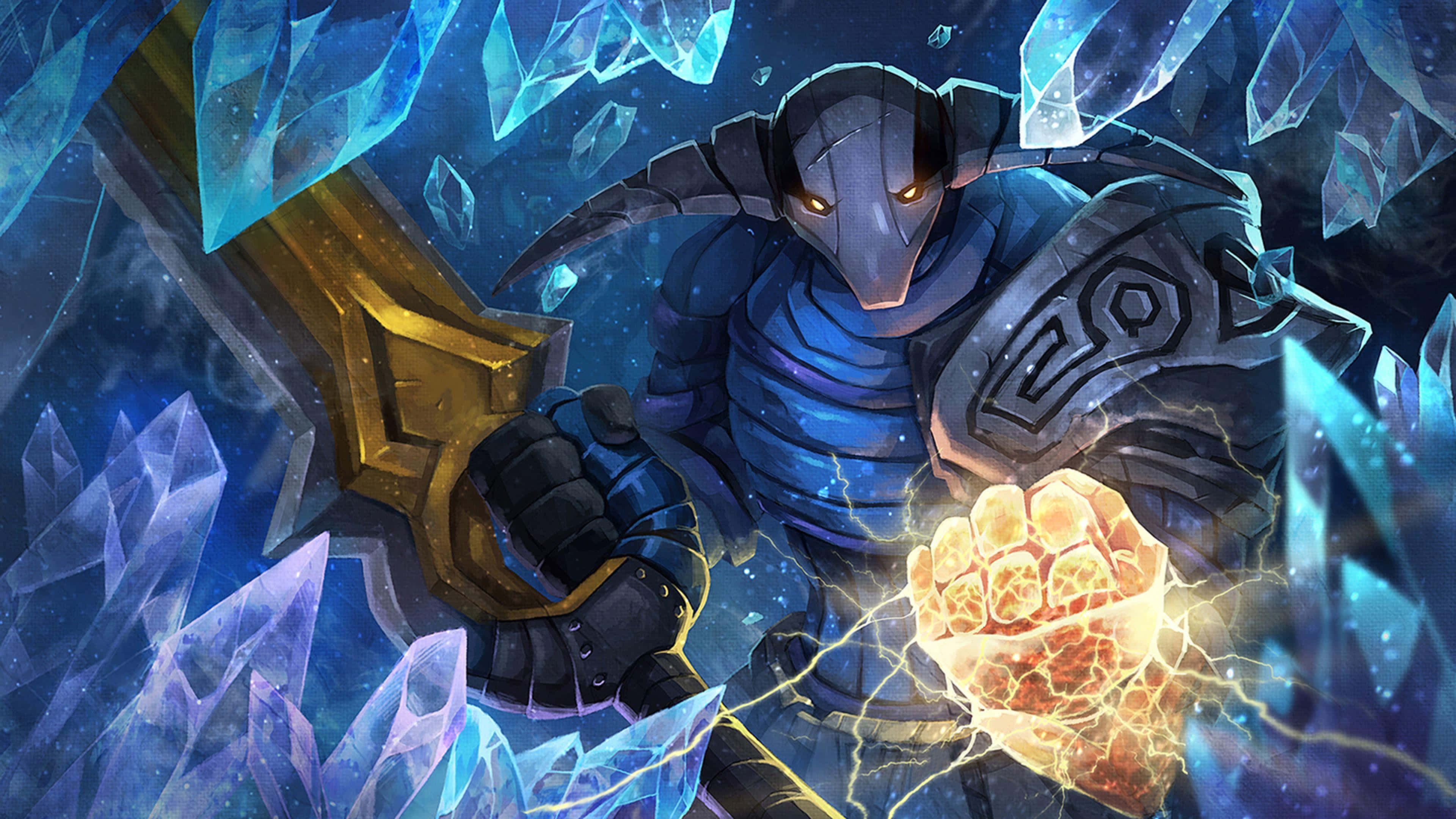 Dota 2, Sven, golden sword, 4K Desktop Wallpaper