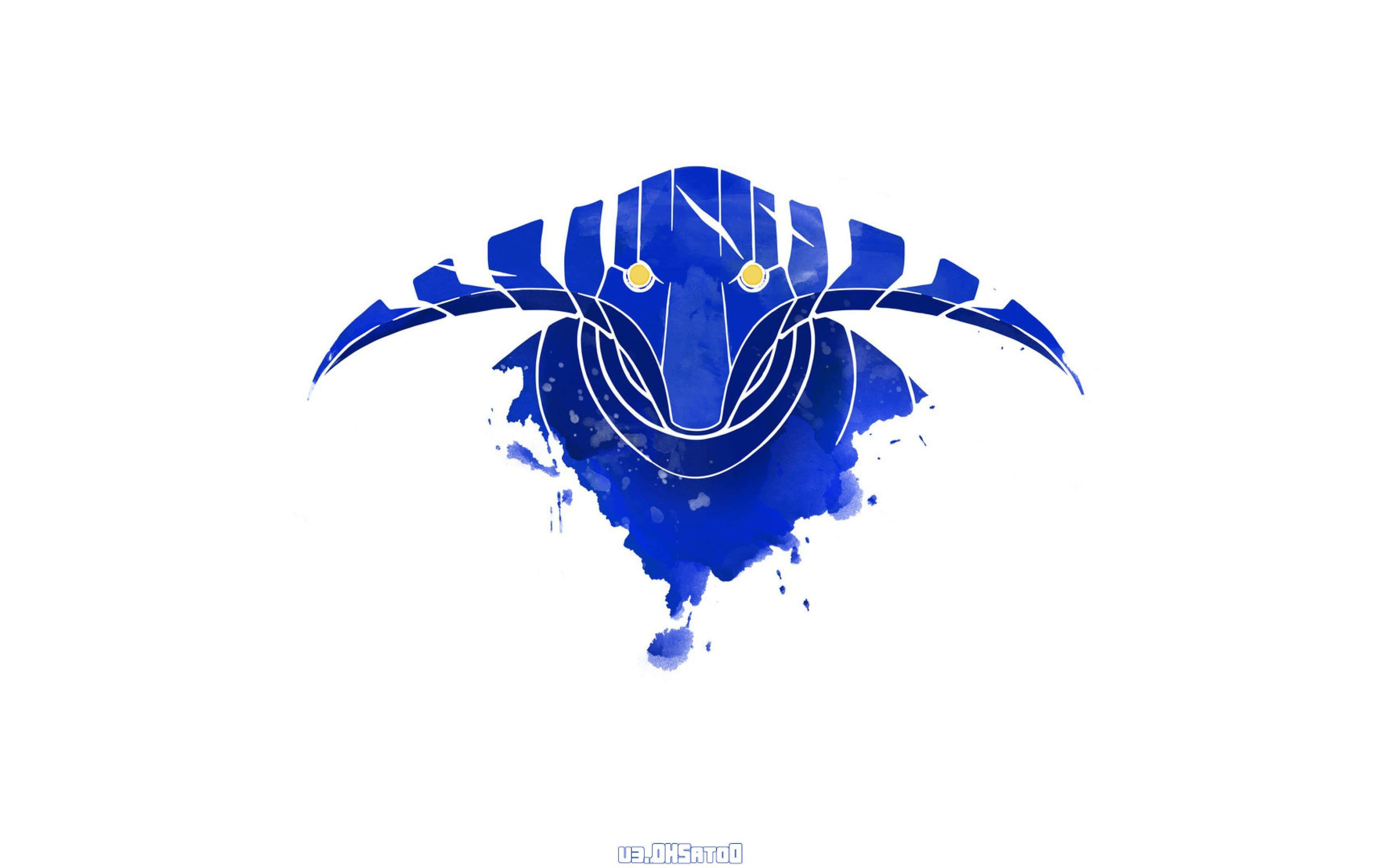 Dota 2 Sven, blue crab logo, yellow eyes, 4K Desktop Wallpaper