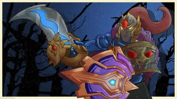 Dota 2, Sven, glowing sword, SD Desktop Wallpaper