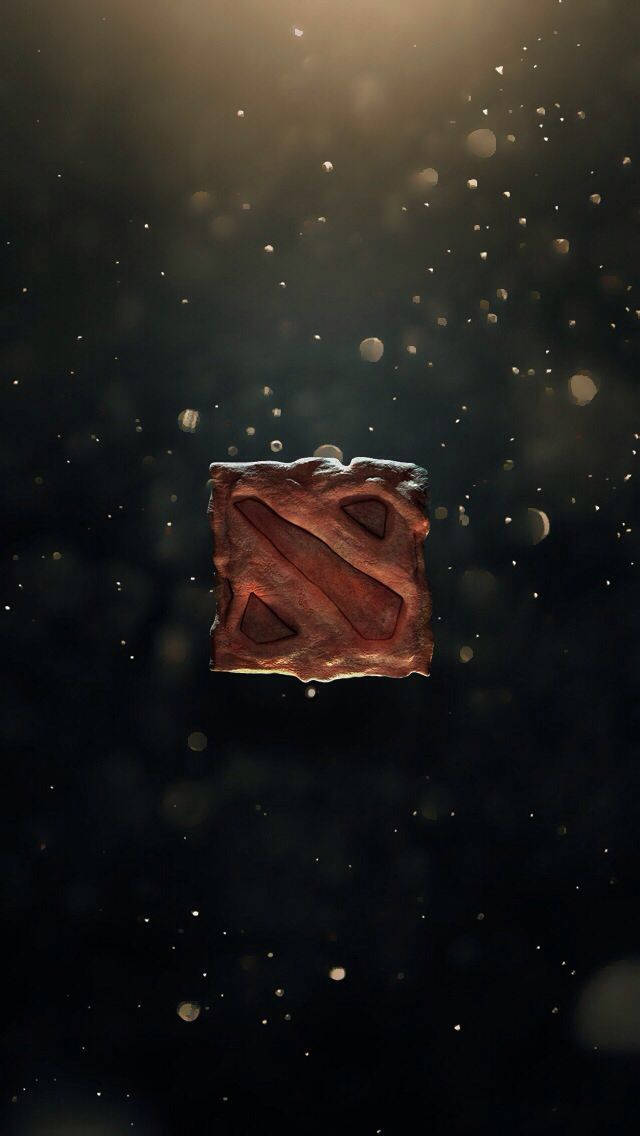 Dota 2, logo, stone tablet, SD Phone Wallpaper