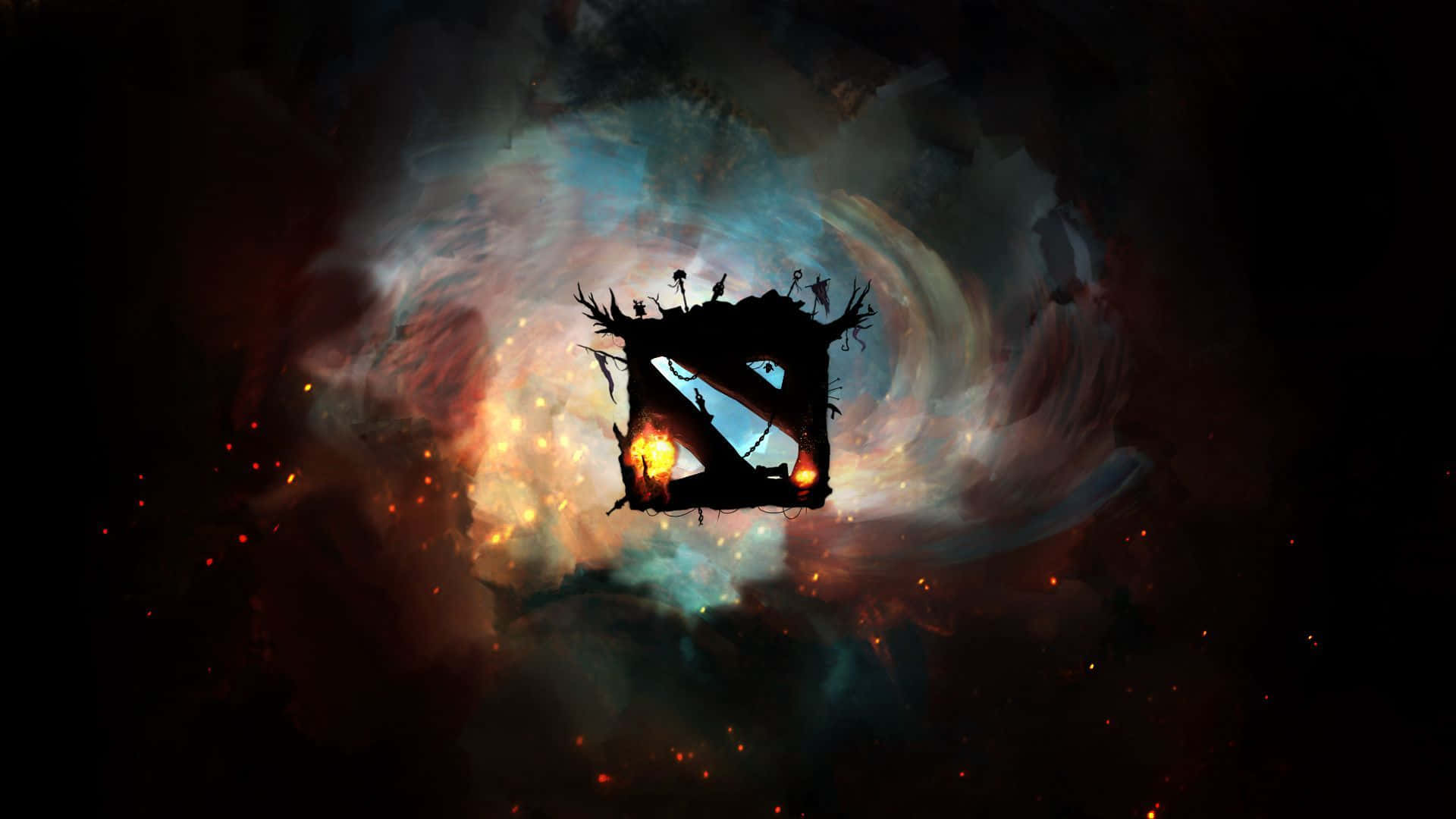 Dota 2, fire, smoke, Full HD Desktop Wallpaper