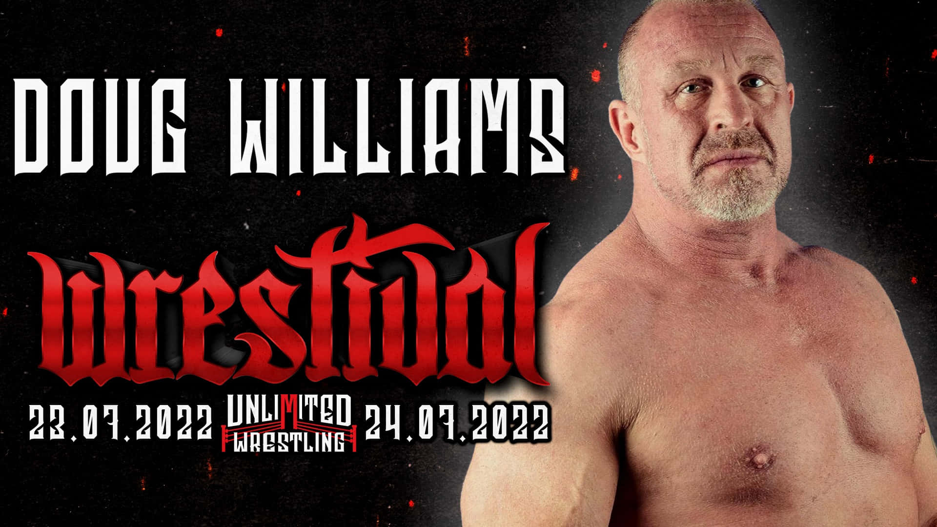 Doug Williams, wrestler, goatee, Full HD Desktop Wallpaper