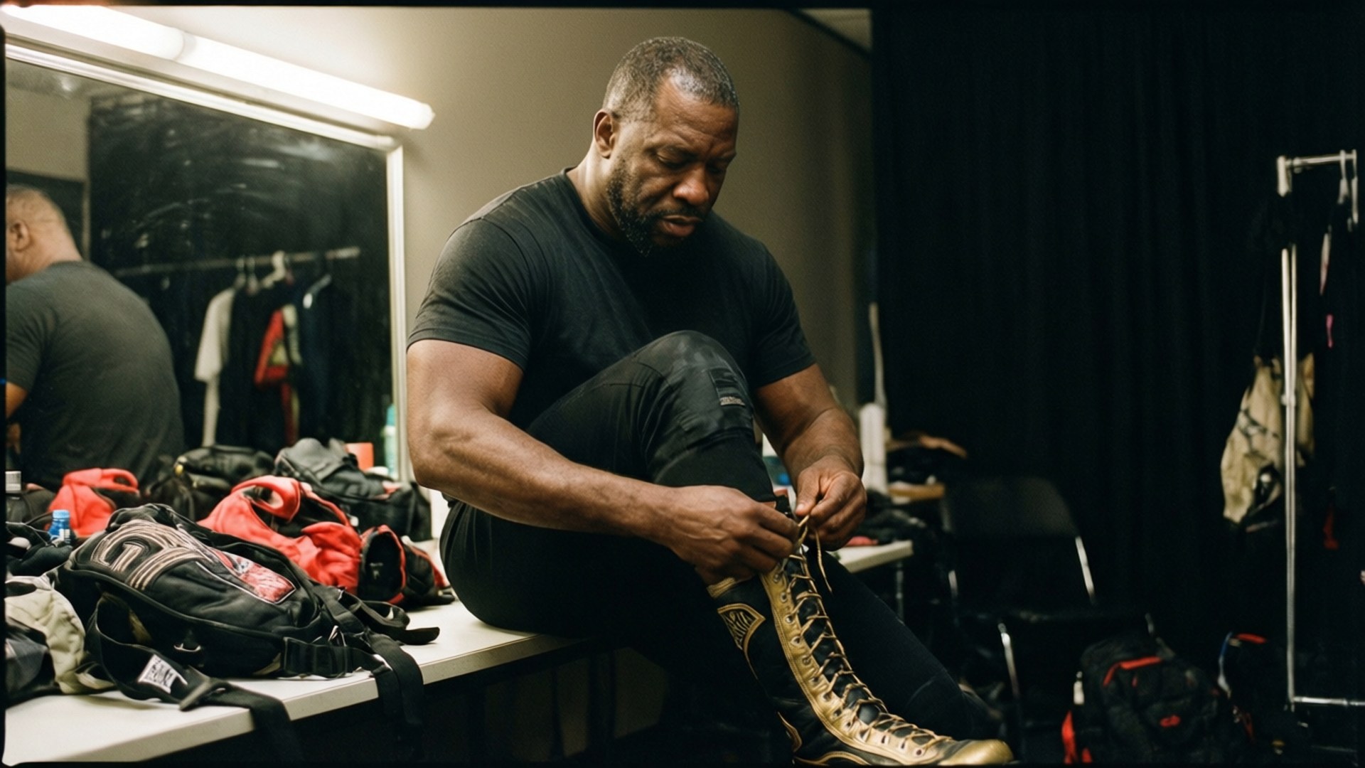 Doug Williams, backstage, boots, Full HD Desktop Wallpaper