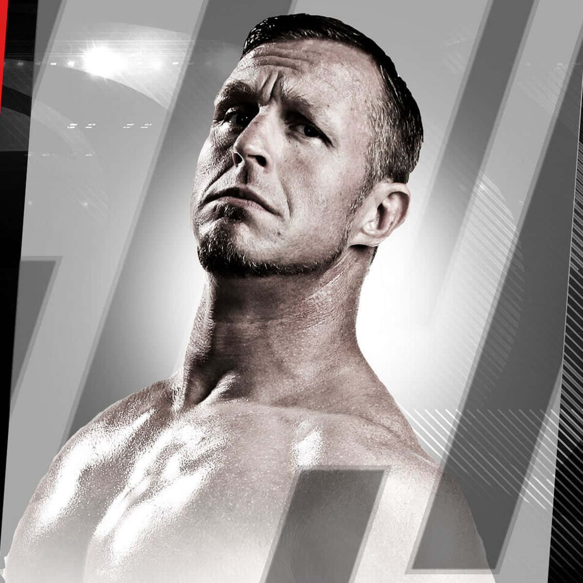 Doug Williams, wrestler, monochrome, SD Desktop Wallpaper