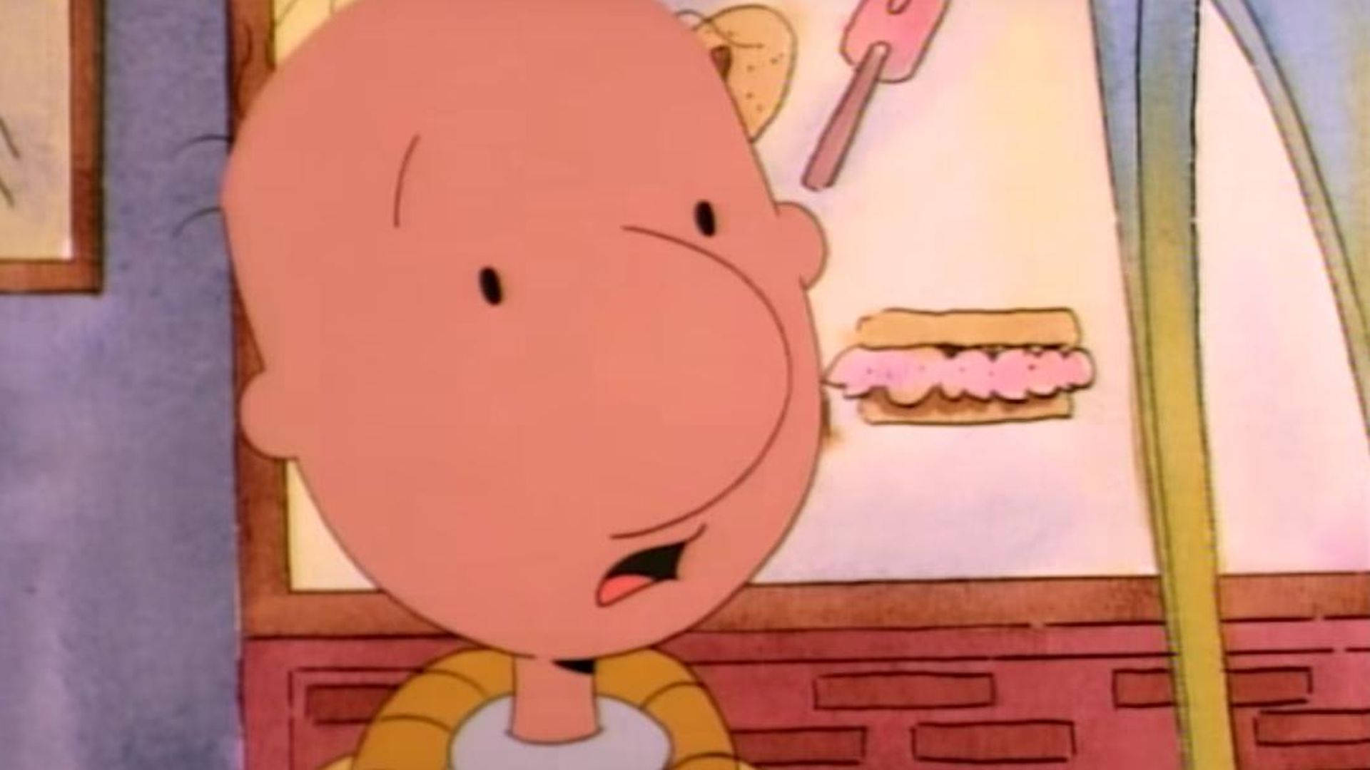 Doug, sausage store, yellow striped shirt, Full HD Desktop Wallpaper