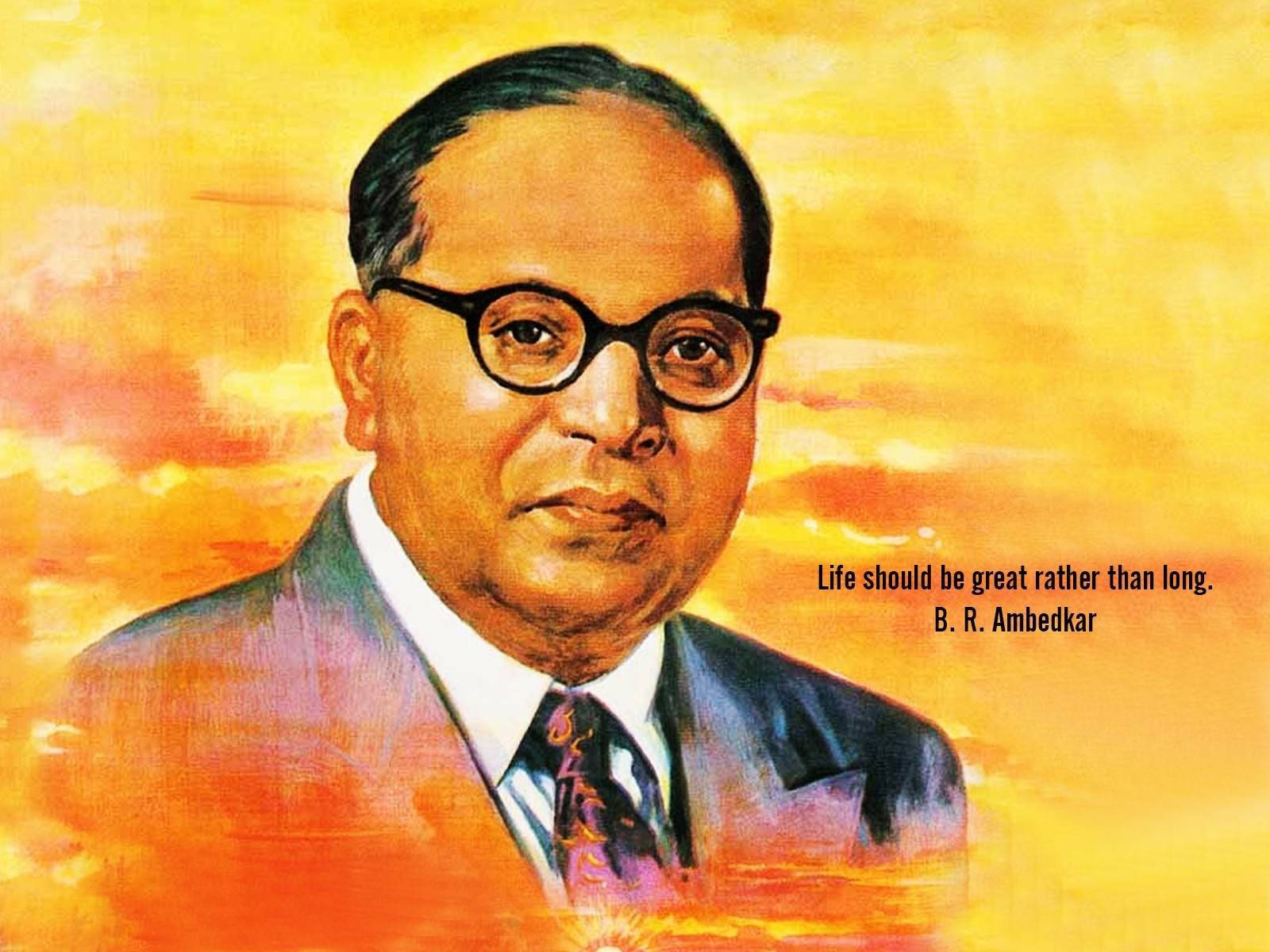 Dr Babasaheb Ambedkar, B R Ambedkar, suit, HD Desktop Wallpaper