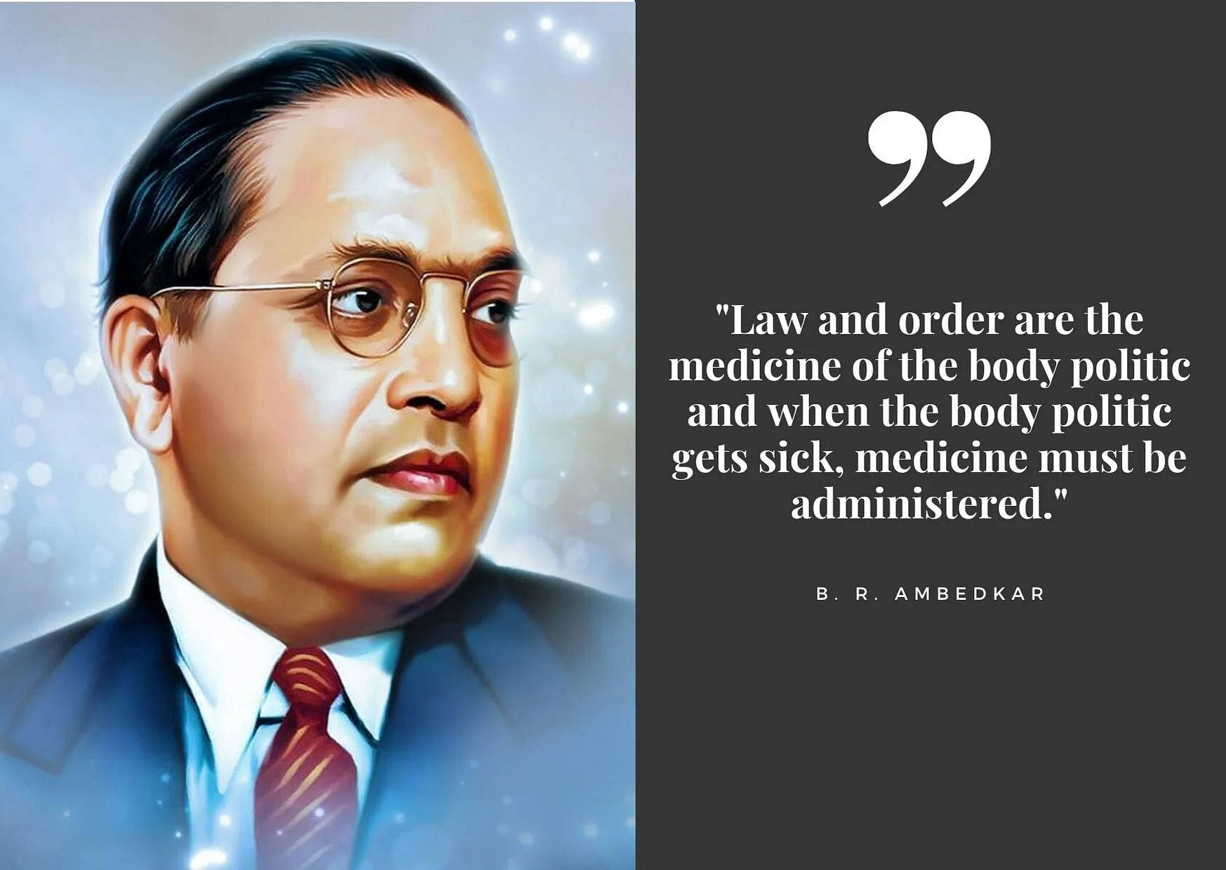 B R Ambedkar, formal suit, glasses, HD Desktop Wallpaper