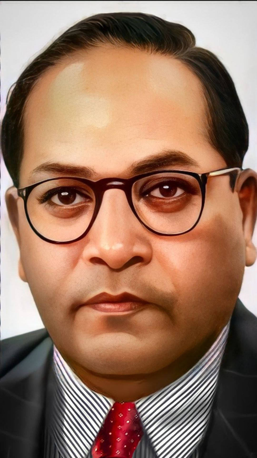 Ambedkar, 4K Artwork, dark hair, Full HD Phone Wallpaper