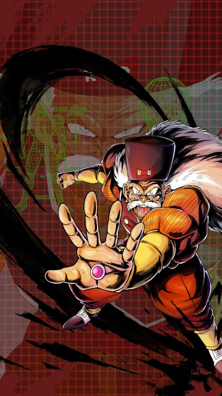 Dr Gero, orange and red outfit, top hat, HD Phone Wallpaper