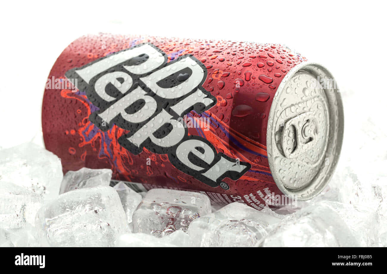 Dr Pepper, 1300 x 920, chilled Dr Pepper can, HD Desktop Wallpaper