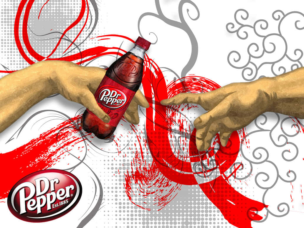 Dr Pepper, bottle, red, SD Desktop Wallpaper