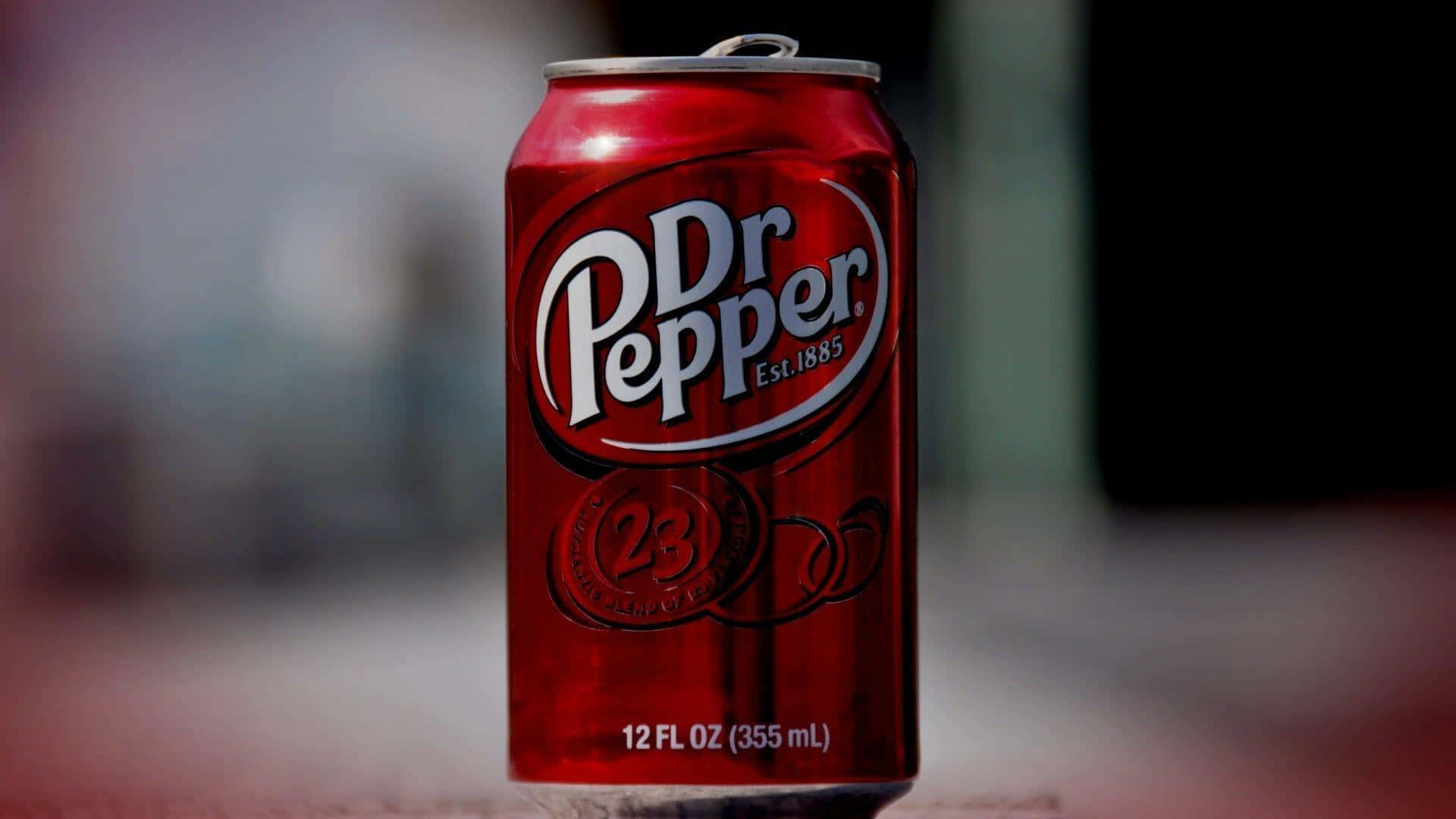 Dr Pepper, 23 soda can, vibrant red, Full HD Desktop Wallpaper