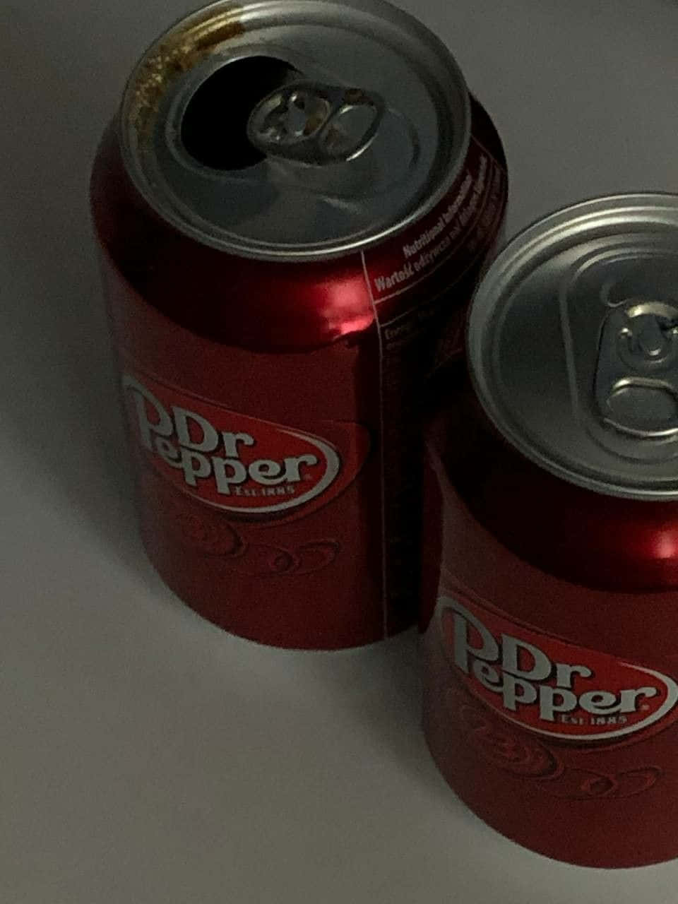 Dr Pepper, red, cans, HD Phone Wallpaper