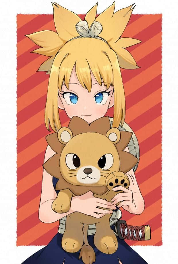 Kohaku, lion plush, Dr Stone, SD Phone Wallpaper