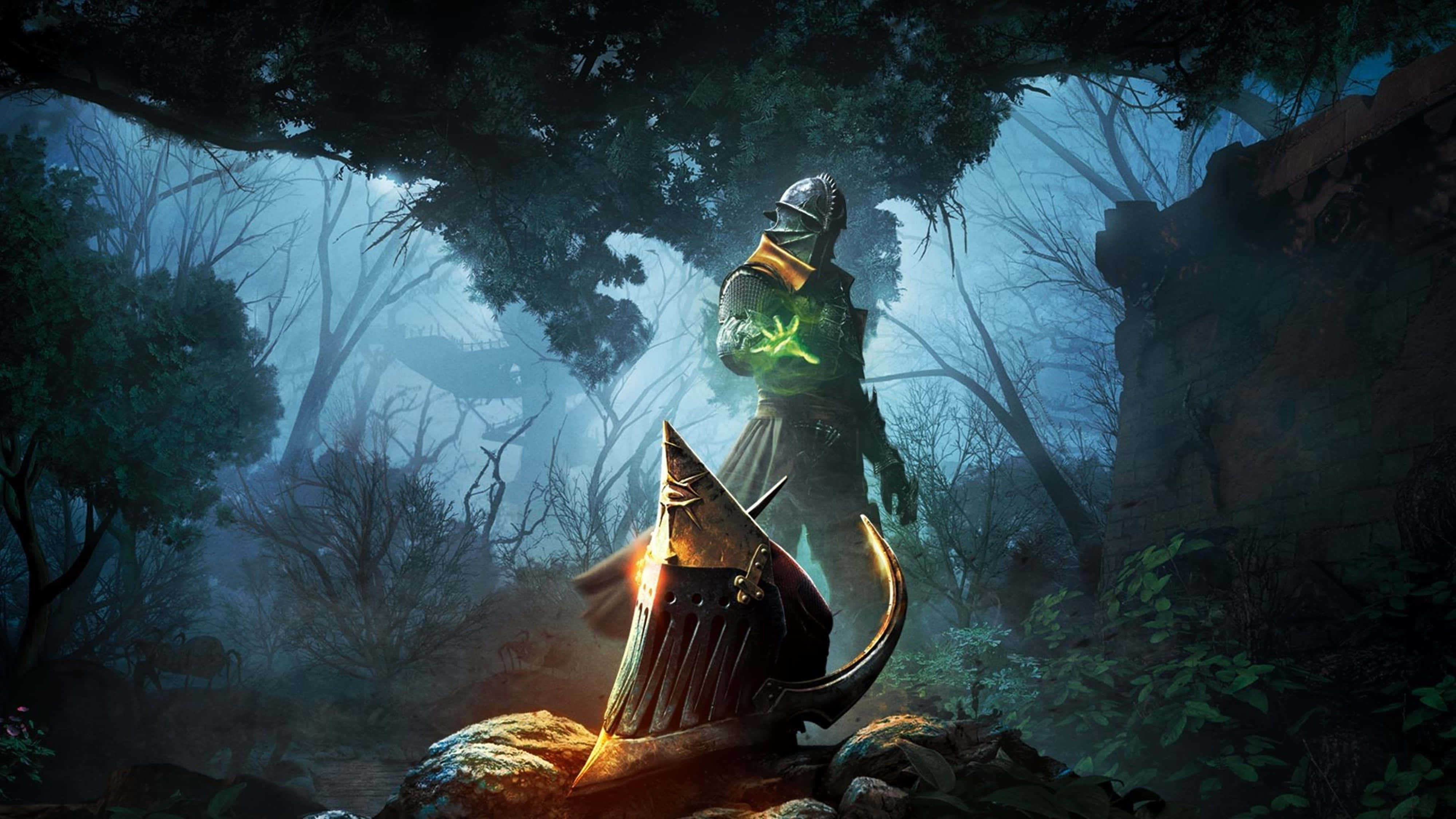 Dragon Age 4K, knight, dark armor, 4K Desktop Wallpaper