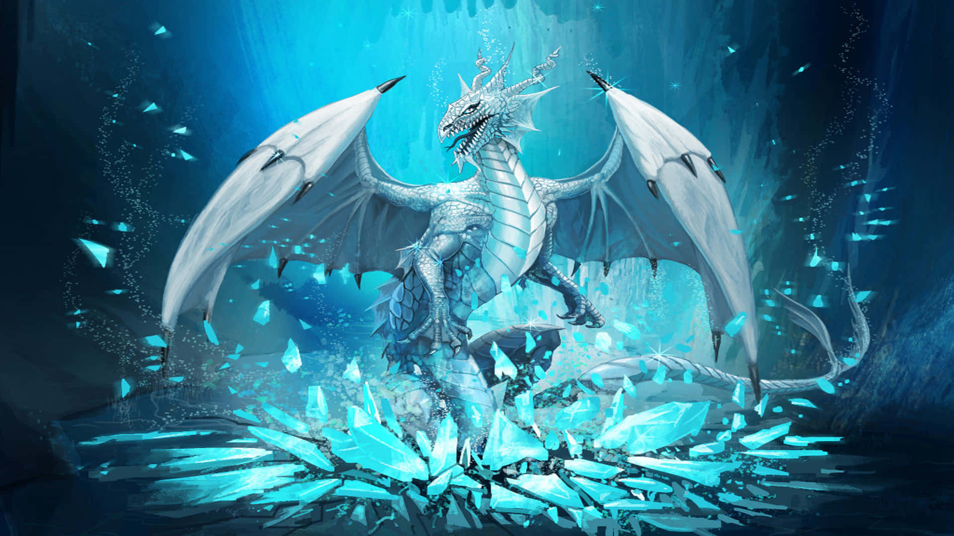 cute greyish white baby dragon, white dragon, icy wings, Full HD Desktop Wallpaper