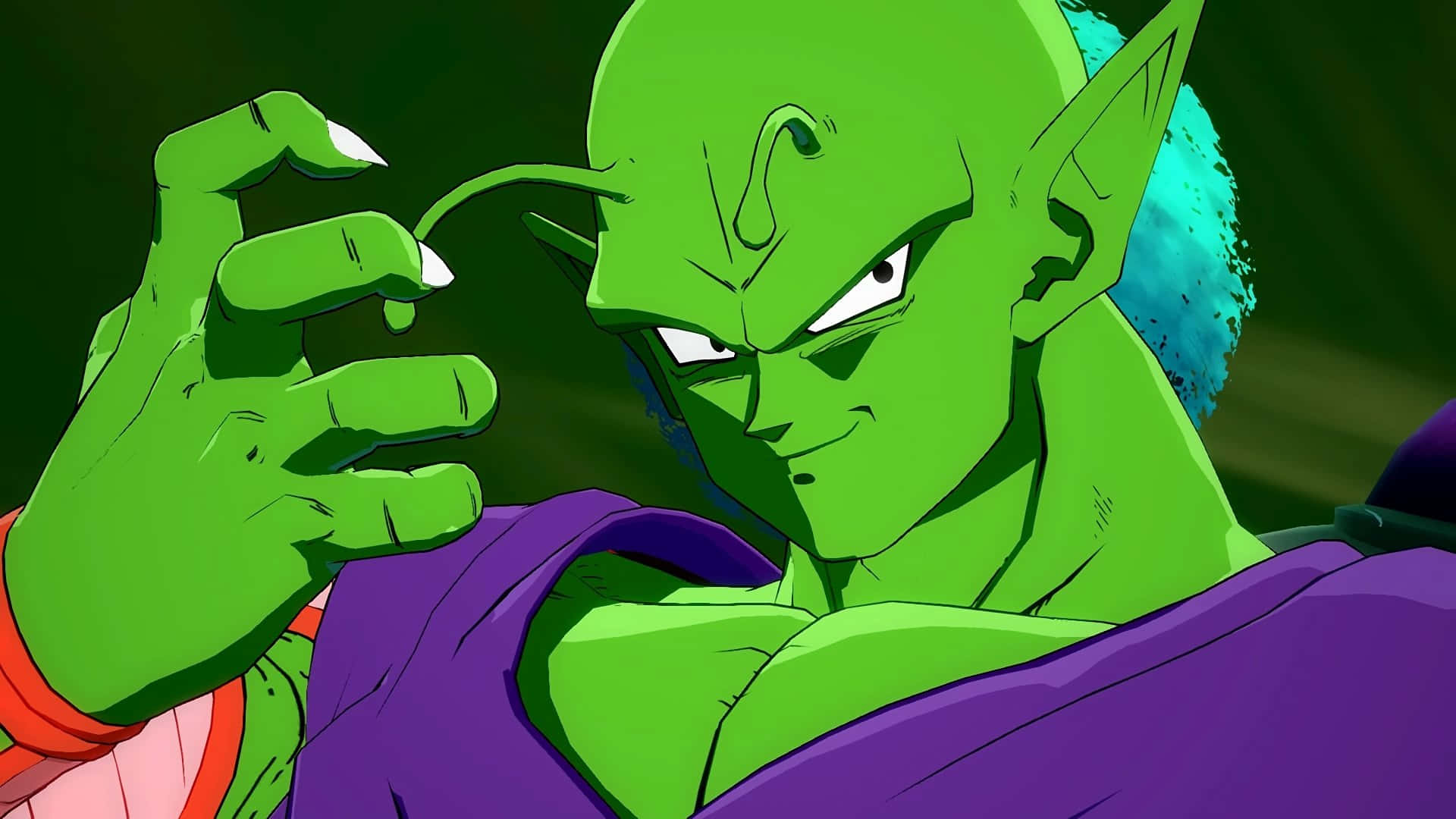 Dragon Ball, green-skinned anime character, pointed ears, Full HD Desktop Wallpaper