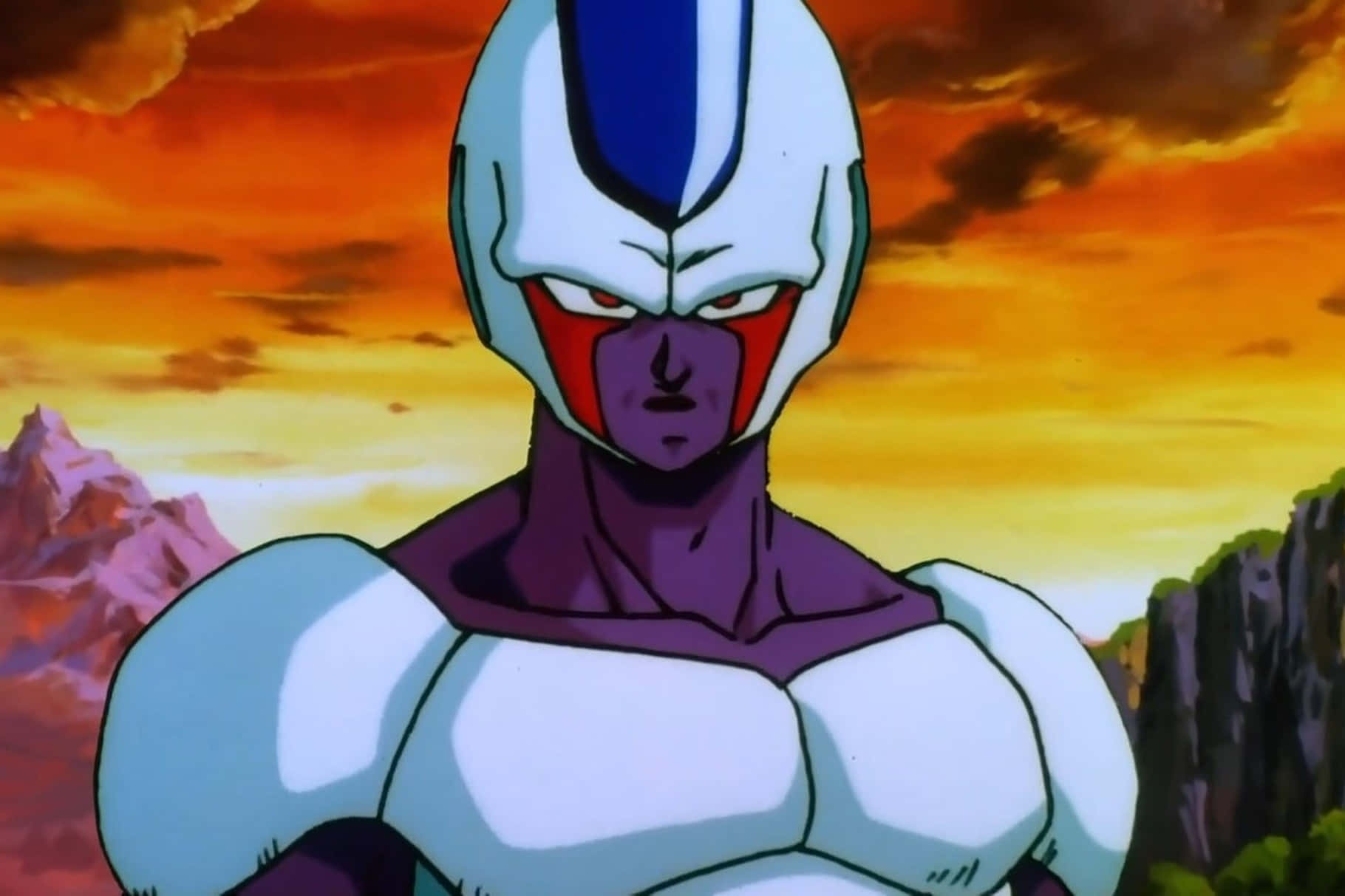 Dragon Ball, white armor, purple skin, HD Desktop Wallpaper