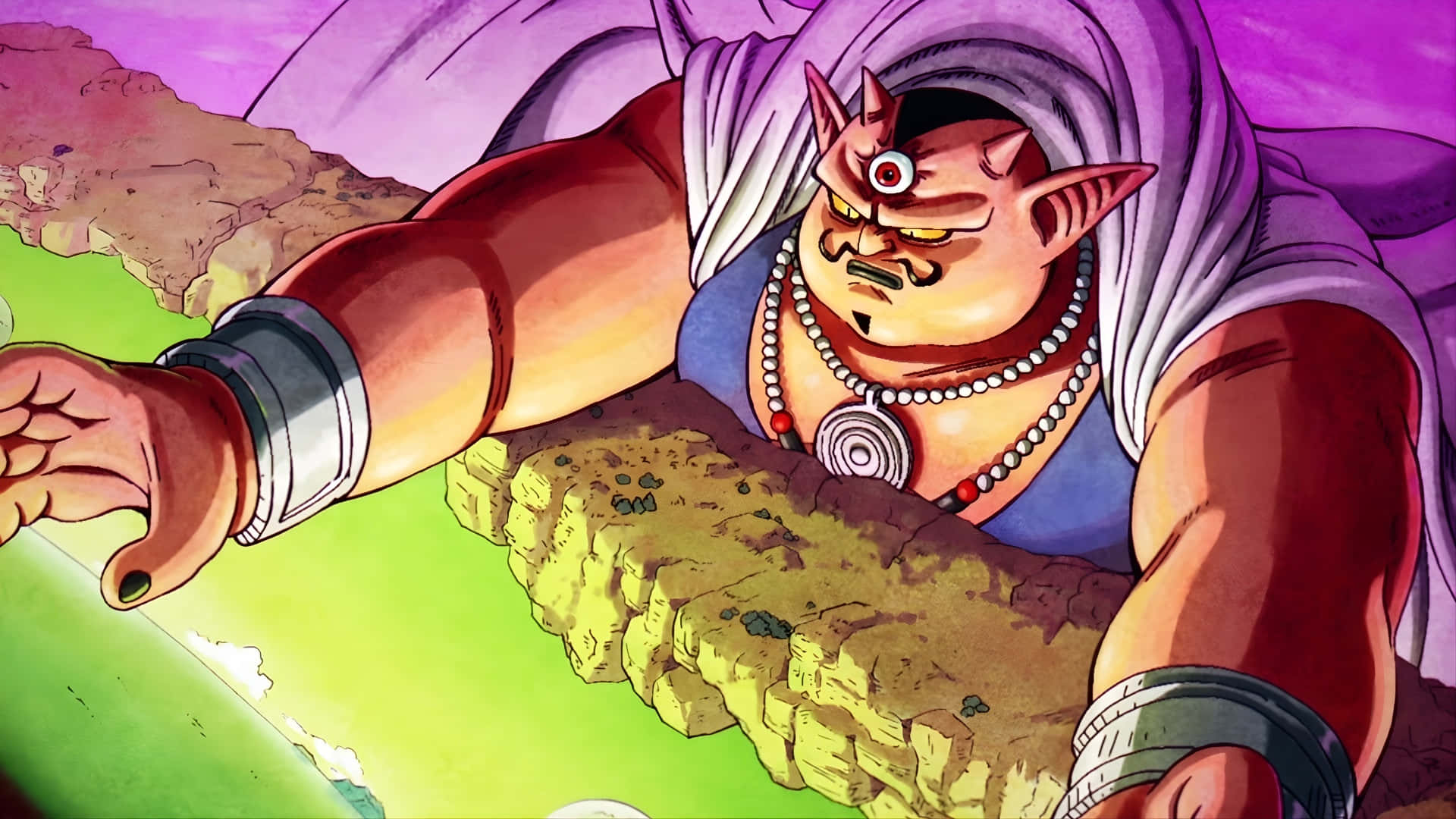 Dragon Ball Daima, villain, one eye, Full HD Desktop Wallpaper