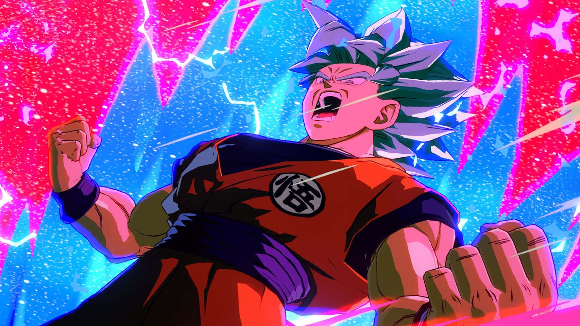 Dragon Ball FighterZ, anime warrior, spiky hair, Full HD Desktop Wallpaper