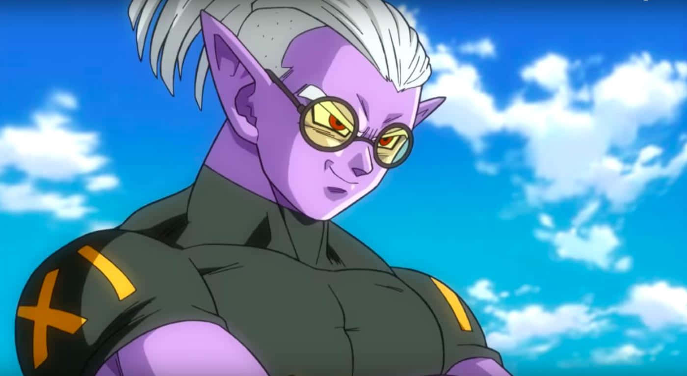 Dragon Ball Heroes, purple-skinned, white hair, HD Desktop Wallpaper