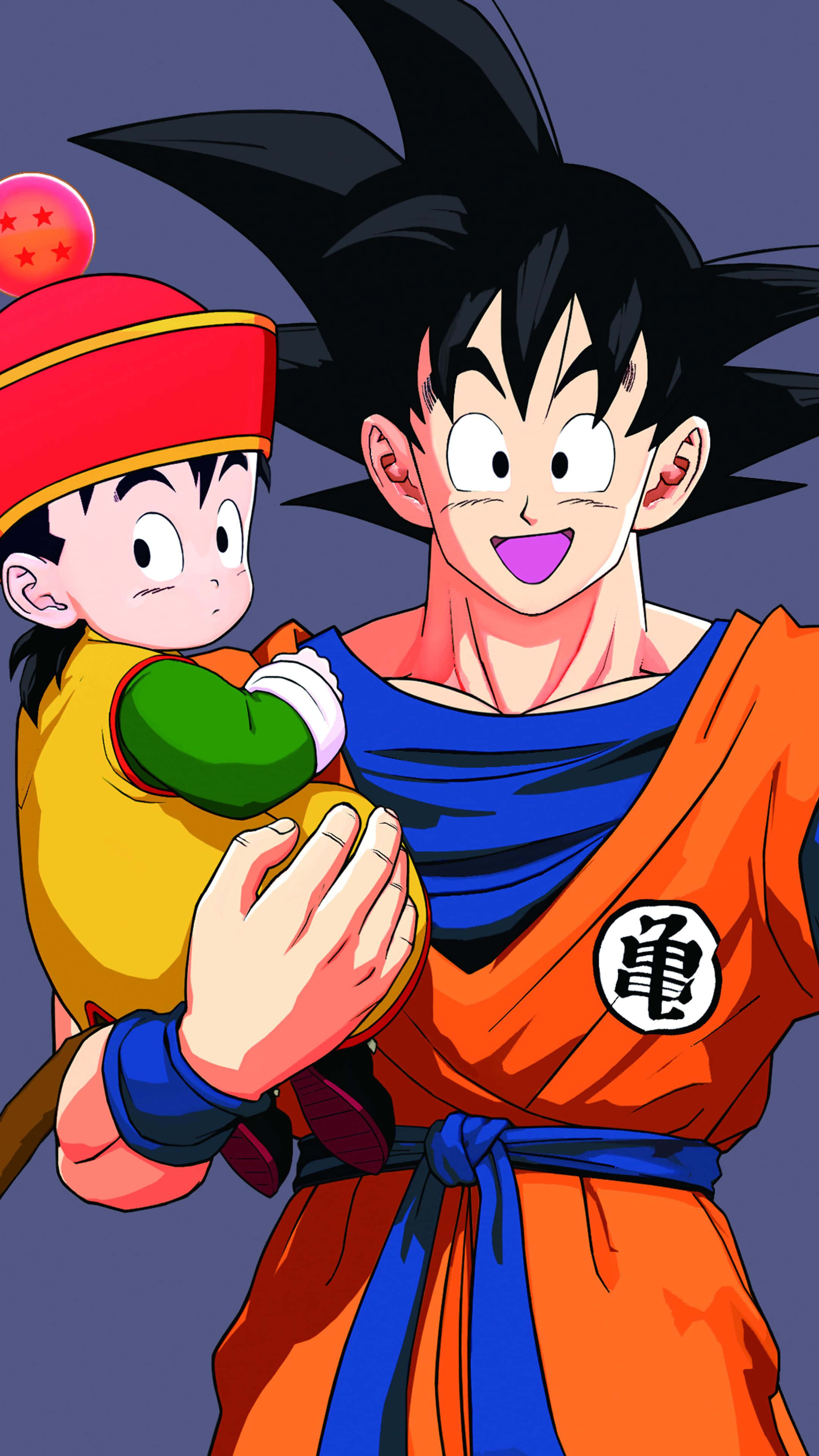 Dragon Ball, iPhone, orange gi, 4K Phone Wallpaper