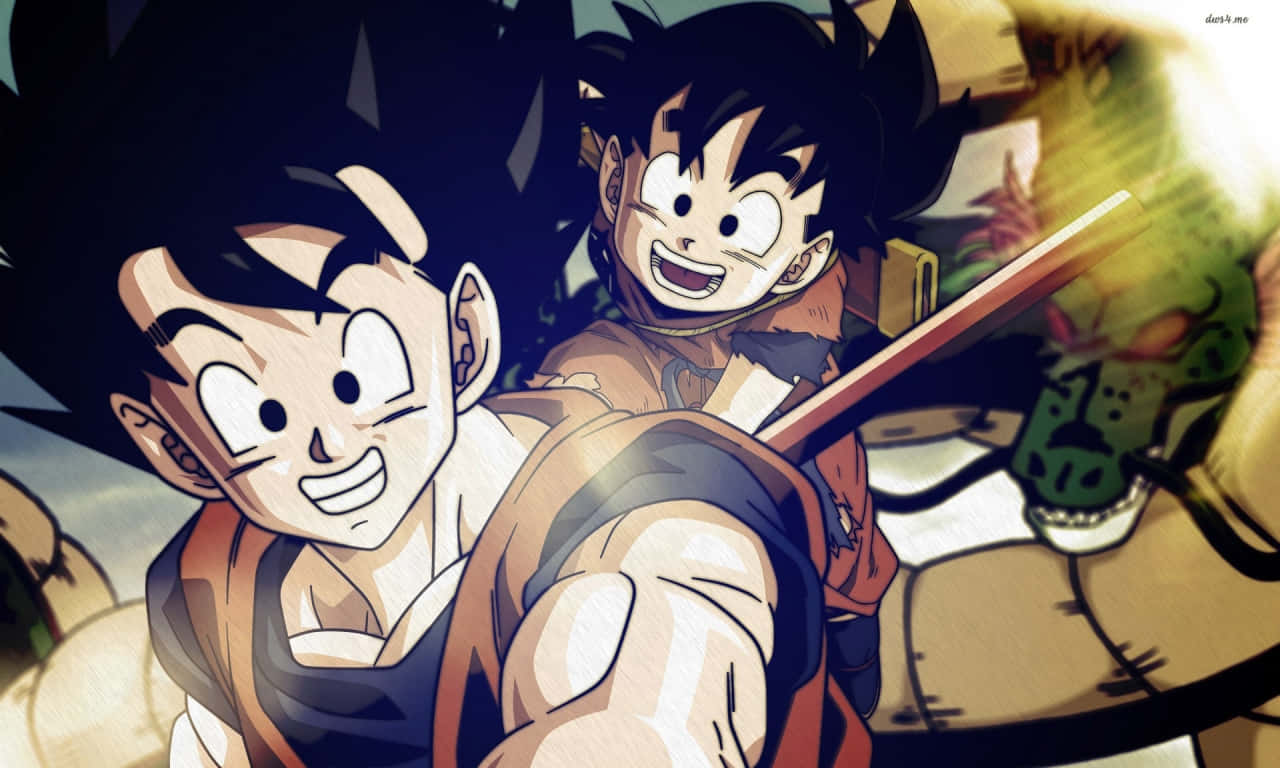 Dragon Ball, anime boys, spiky black hair, HD Desktop Wallpaper