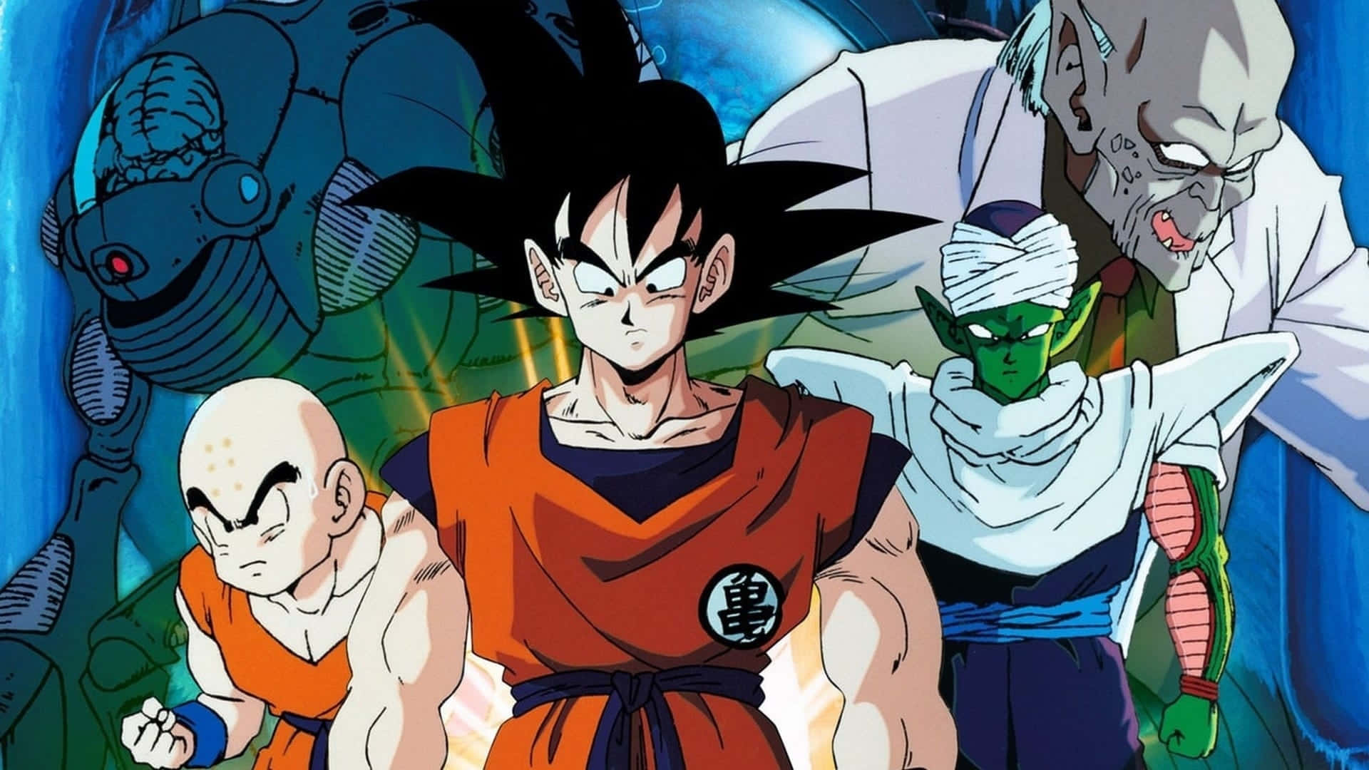 Dragon Ball Movies, anime warriors, dynamic poses, Full HD Desktop Wallpaper