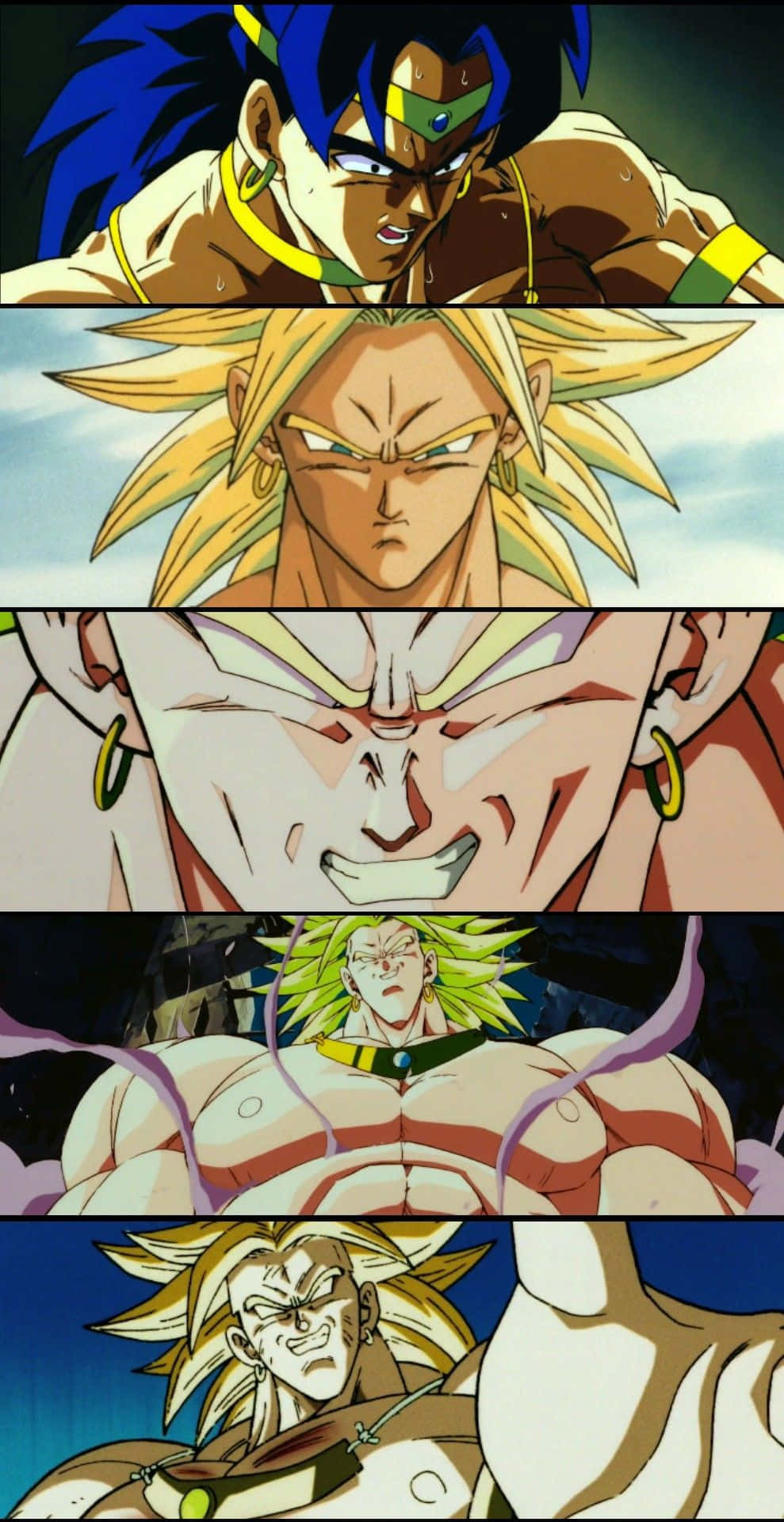 Dragon Ball Z movies, anime warriors, spiky hair, Full HD Phone Wallpaper