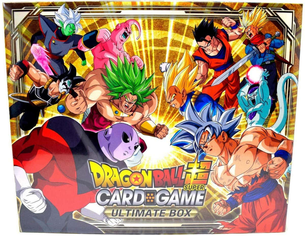 Dragon Ball Super Games, anime characters, radiant golden burst, SD Desktop Wallpaper