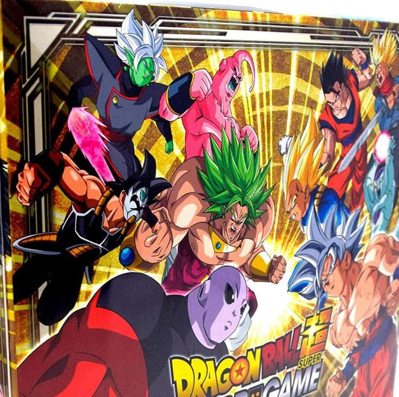 Dragon Ball Super Games, anime characters, vibrant golden explosion, SD Desktop Wallpaper