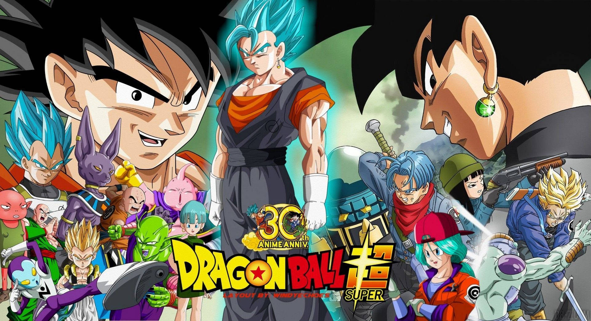 Dragon Ball Super, Dragon Ball Super characters, anime, Full HD Desktop Wallpaper