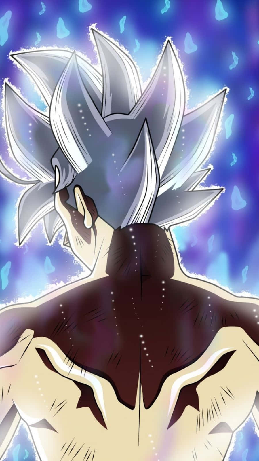Dragon Ball Super, iPhone, spiky silver hair, HD Phone Wallpaper