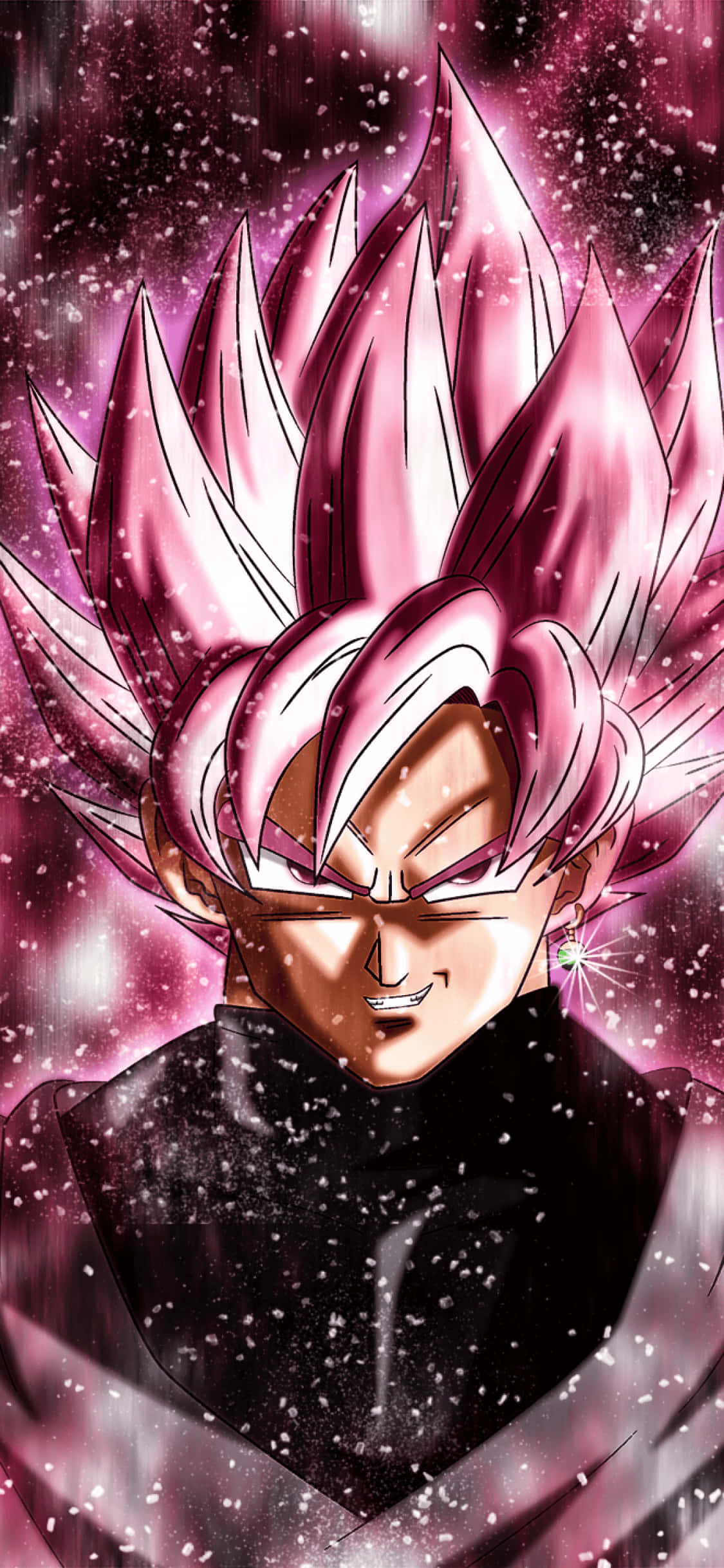 Dragon Ball Super, iPhone, spiky pink hair, Full HD Phone Wallpaper