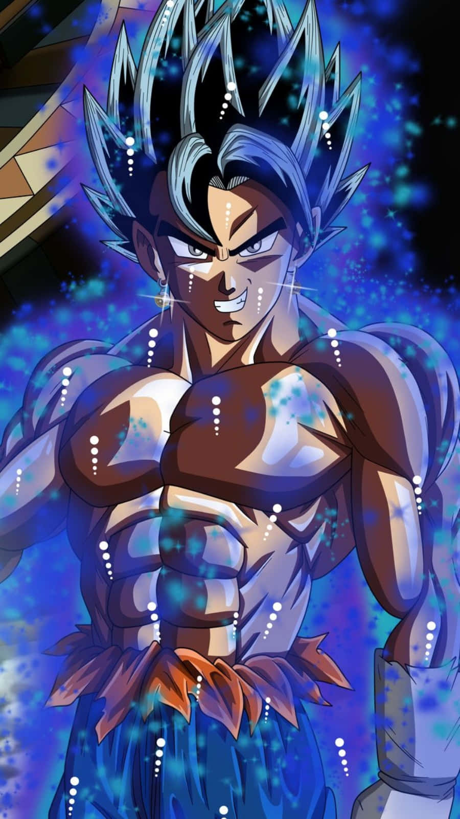 Dragon Ball Super, iPhone, spiky blue hair, HD Phone Wallpaper