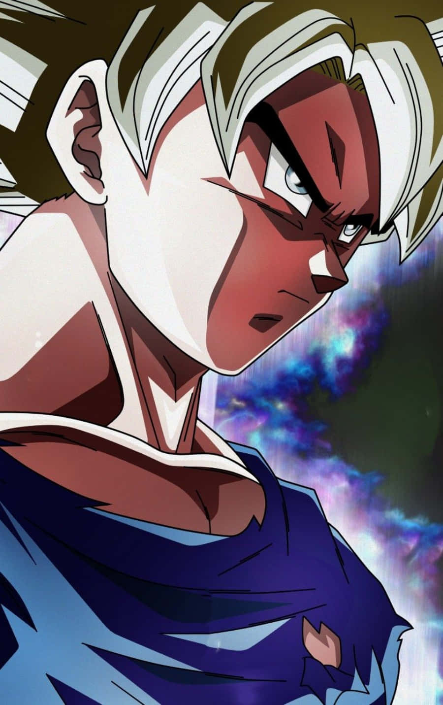 Dragon Ball Super, iPhone, spiky white hair, HD Phone Wallpaper