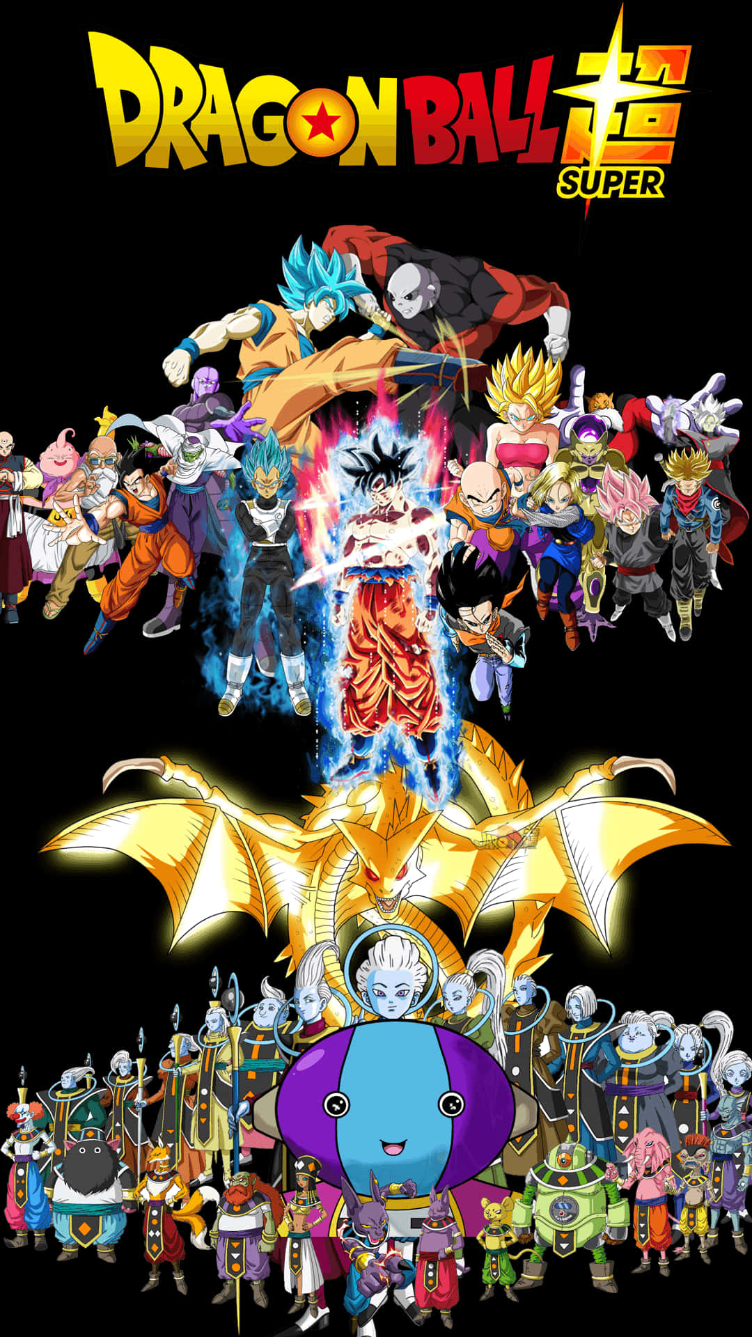 Dragon Ball Super, iPhone, anime poster, Full HD Phone Wallpaper