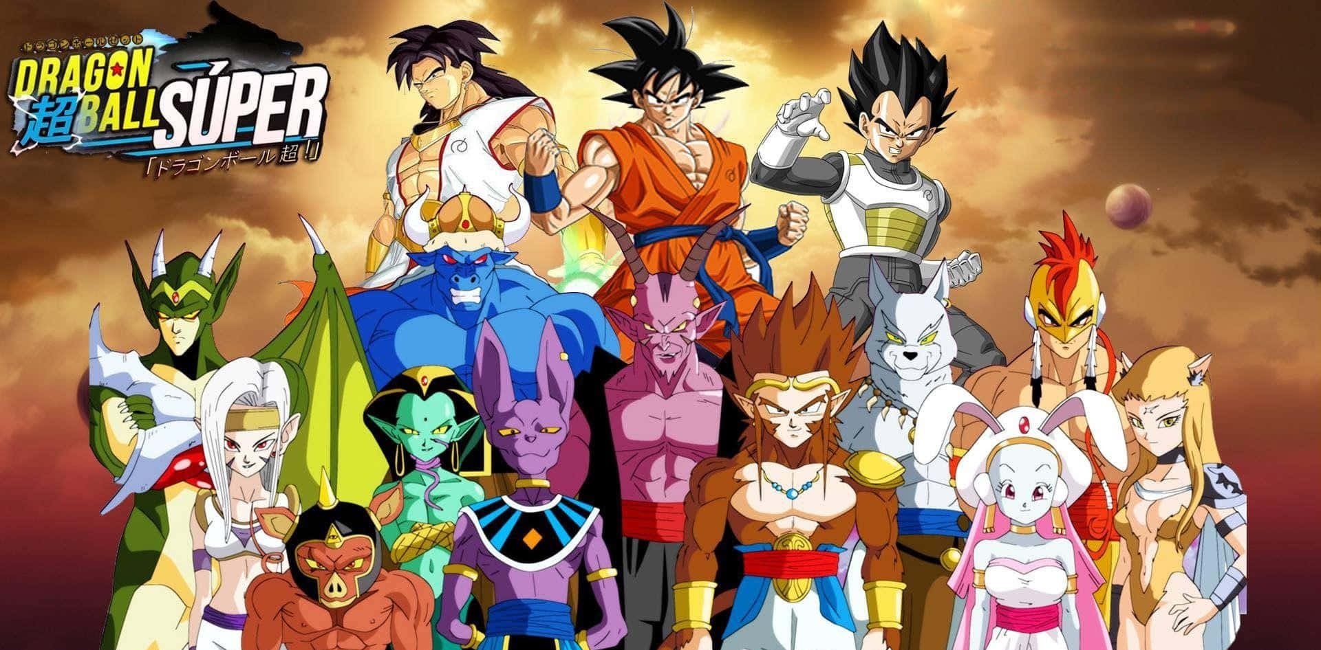 Dragon Ball Super, Universe 6, battle scene, Full HD Desktop Wallpaper