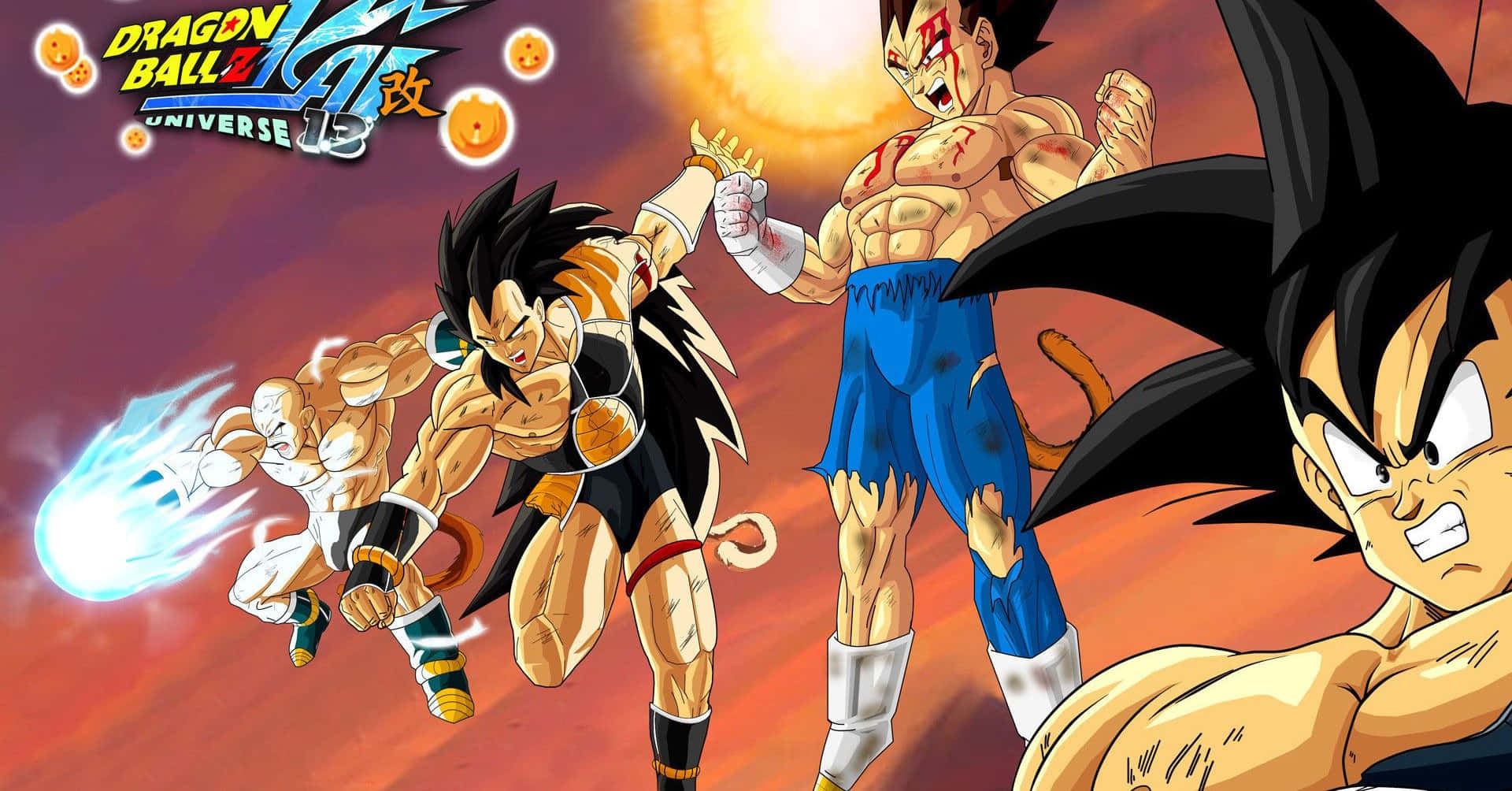 Dragon Ball Super Universe 6, anime warriors, battle stances, Full HD Desktop Wallpaper