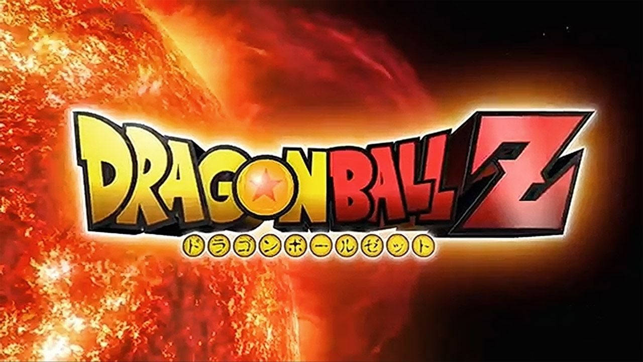 Dragon Ball Z, logo, fiery energy, HD Desktop Wallpaper
