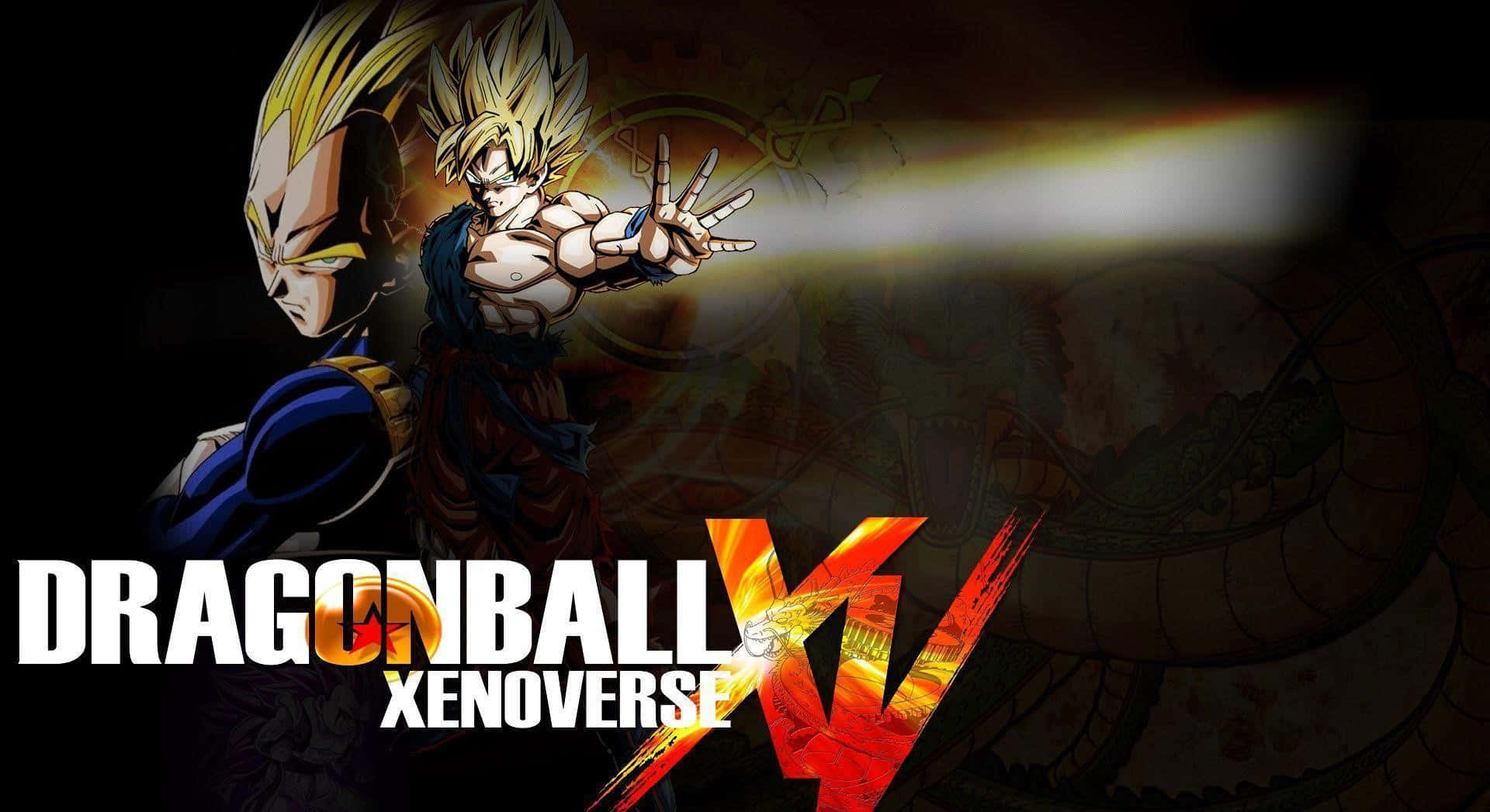Dragon Ball Xenoverse, glowing energy beams, anime warriors, Full HD Desktop Wallpaper