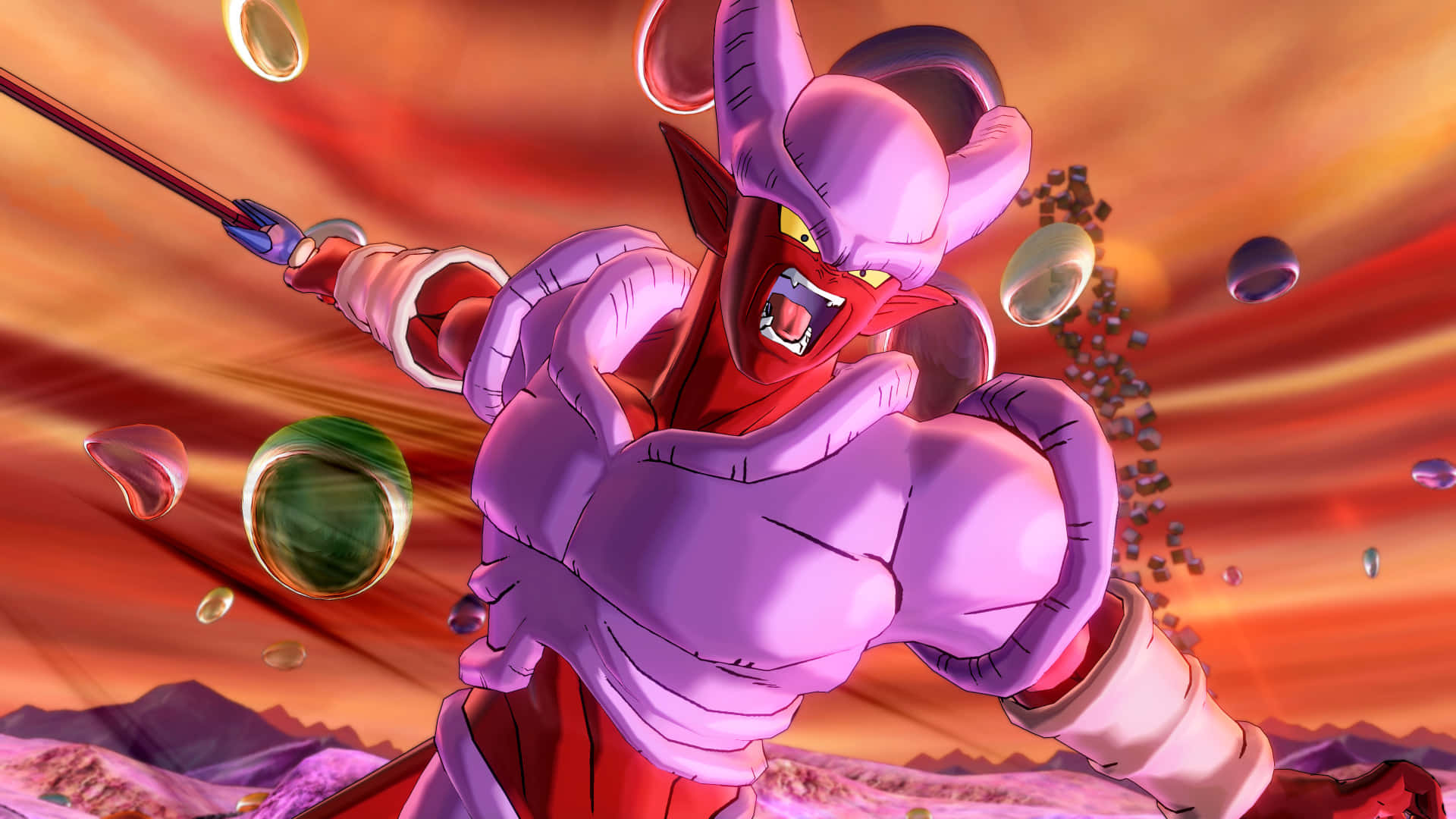 Dragon Ball Xenoverse 2, purple anime villain, horns, Full HD Desktop Wallpaper
