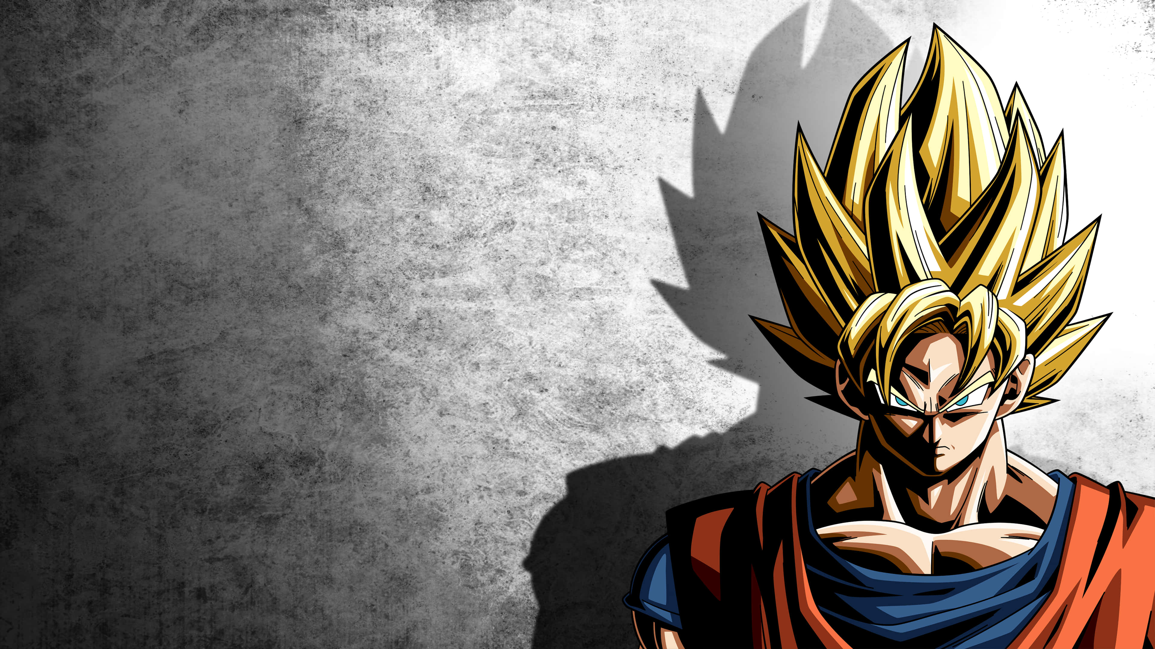 Dragon Ball Z, 4K PC, golden spiky hair, 4K Desktop Wallpaper